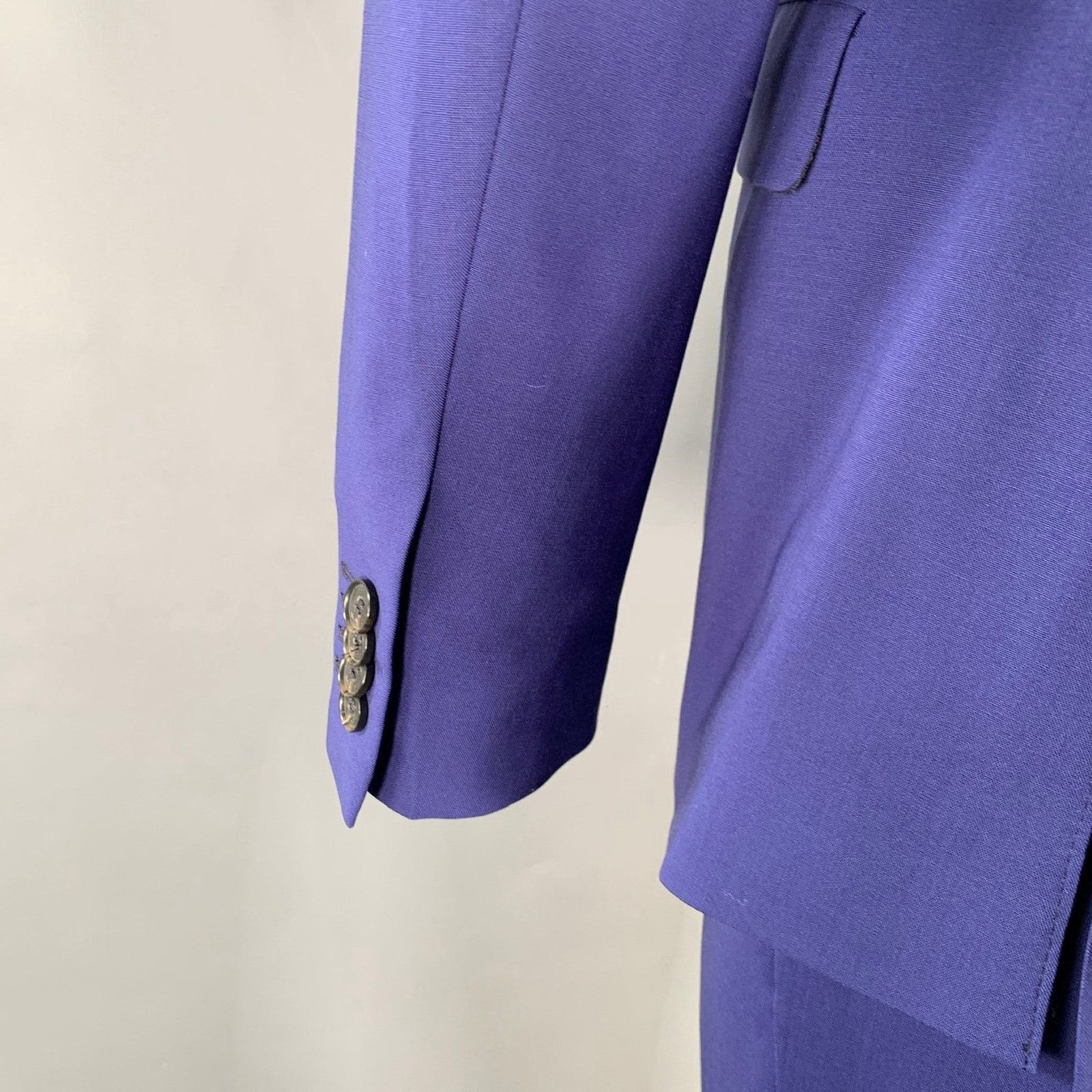 Acne Studios ACNE STUDIOS Size 36 Blue Wool Blend Notch Lapel Suit Size 36R - 6 Thumbnail