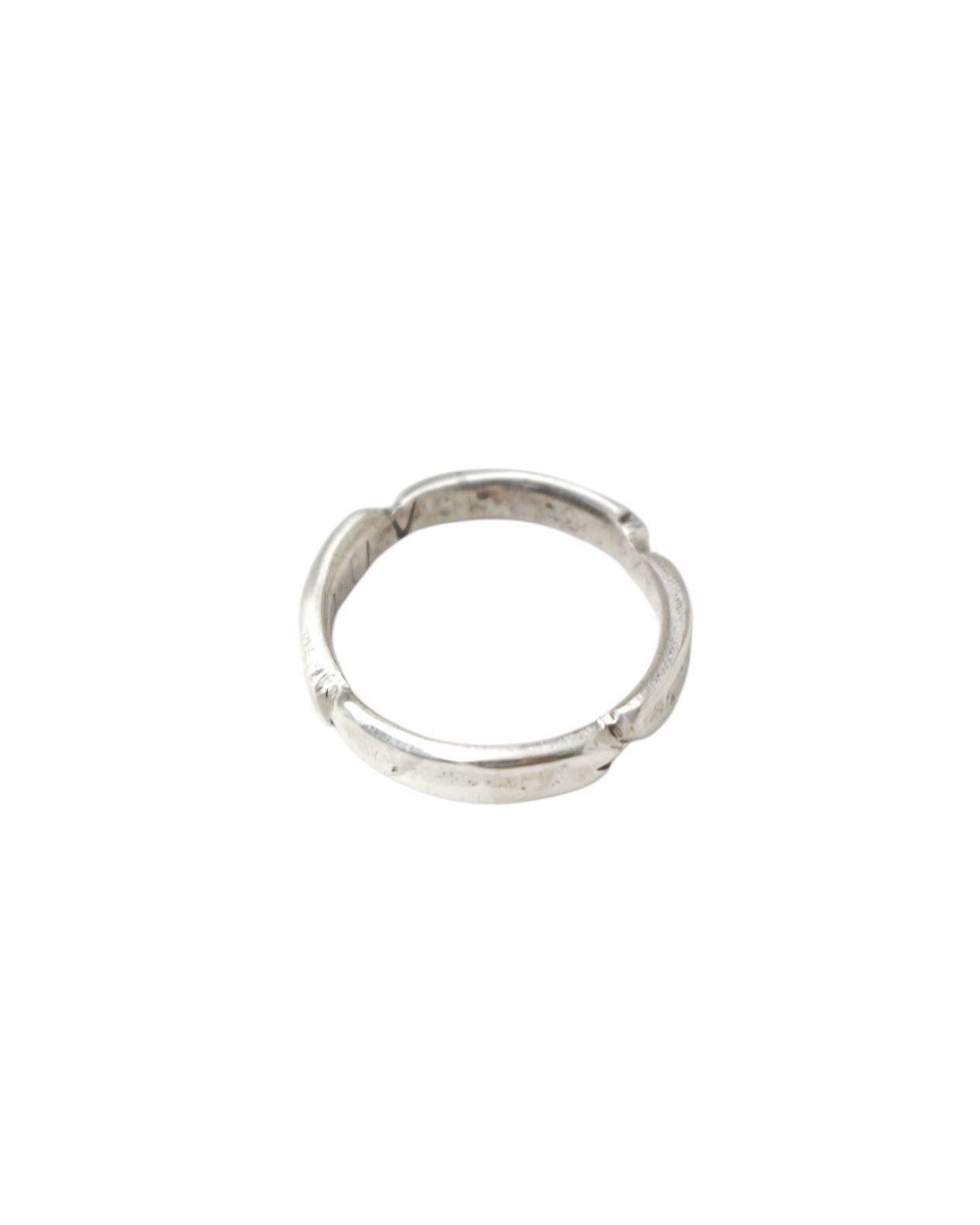 Japanese Brand 2000S JAPANESE SILVER SPLIT BAMBOO RING Size ONE SIZE - 3 Thumbnail