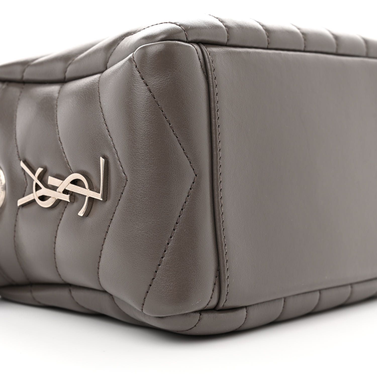 Saint Laurent Paris Saint Laurent Y Quilted Monogram Small Loulou Bowling Bag Size ONE SIZE - 4 Thumbnail