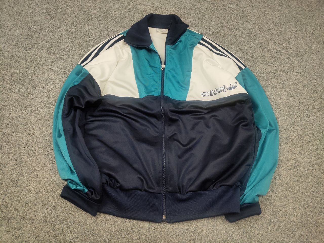Adidas Vintage 90's Adidas Originals Bright Zip Track Jacket Retro Size US L / EU 52-54 / 3 - 2 Thumbnail