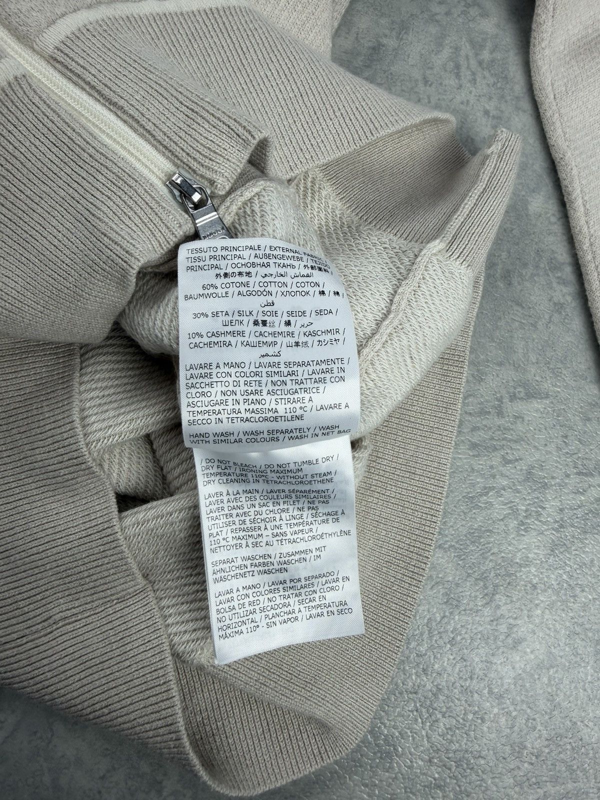 Boggi Boggi Milano Cotton Silk Cashmere Zip Cardigan S Size US S / EU 44-46 / 1 - 11 Thumbnail