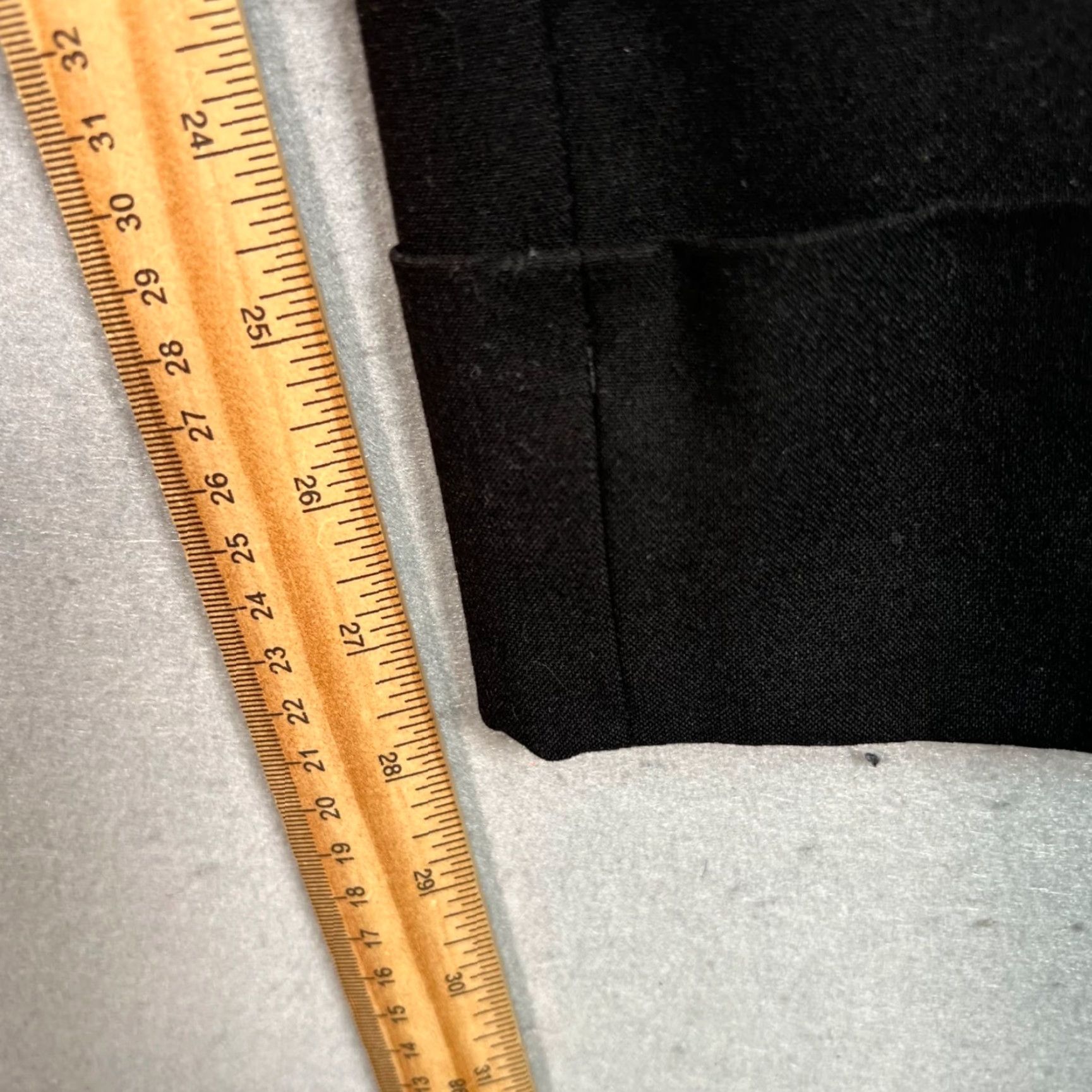 Mango MNG Suit Black Tailored Womens Dress Pants Size 2 Slim Fit Stretch Cuffed Hem Size 26" / US 2 / IT 38 - 6 Thumbnail