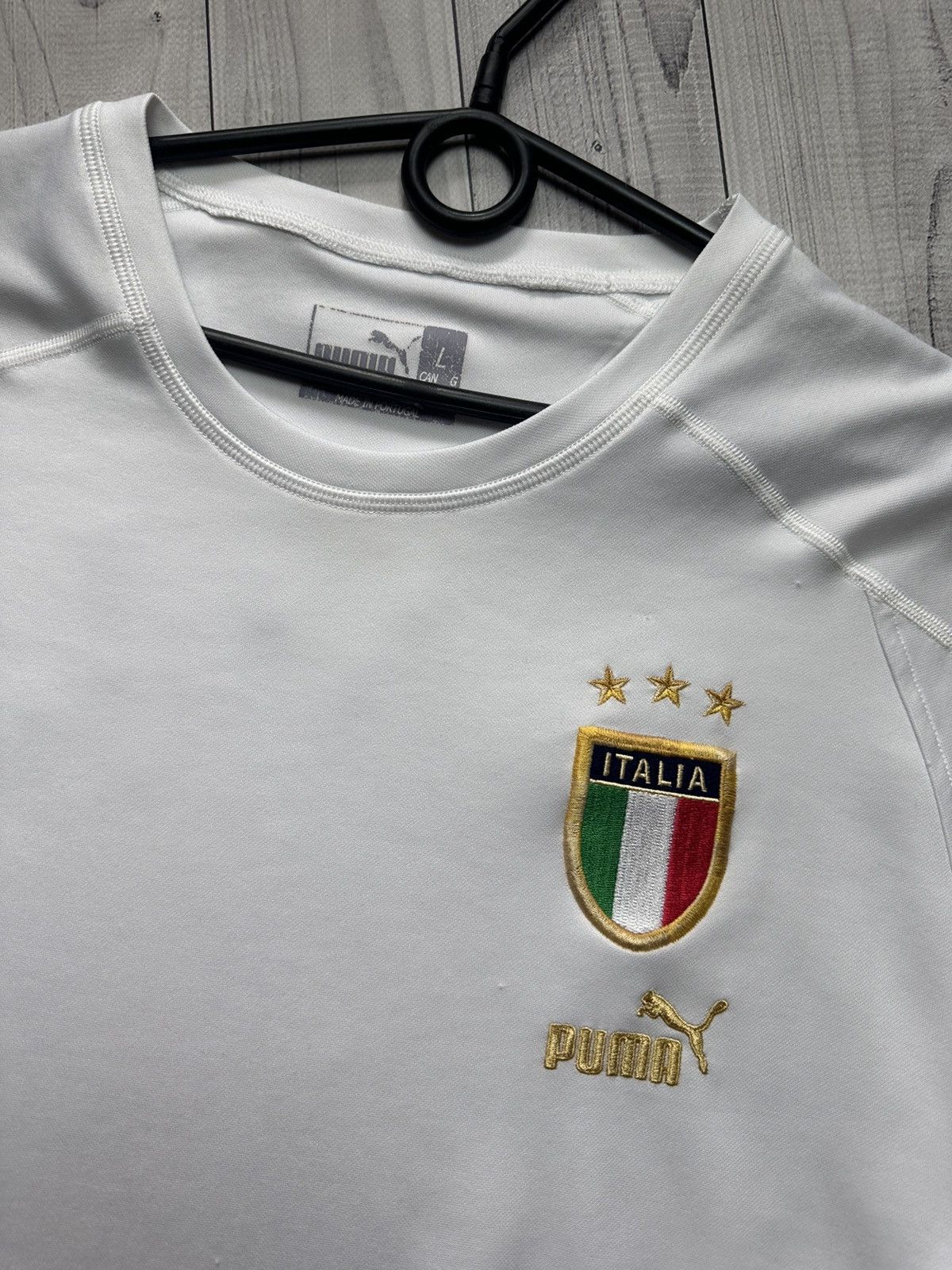 Puma × Vintage Vintage Puma Italia soccer jersey size L white Size US L / EU 52-54 / 3 - 3 Thumbnail