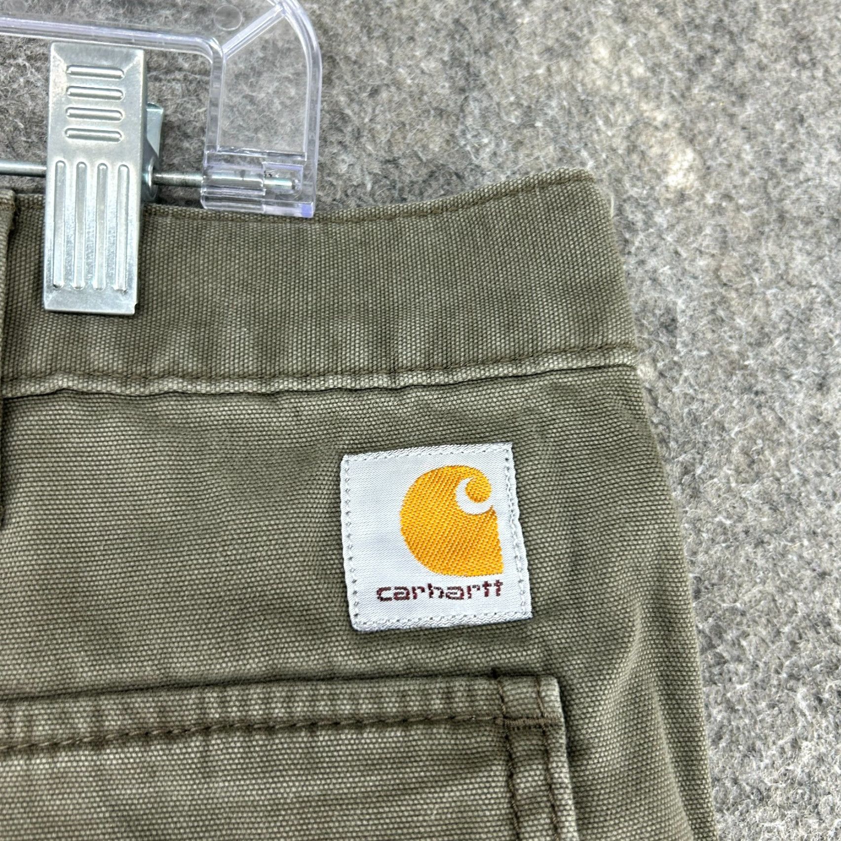 Carhartt Carhartt Shorts Mens 38 Green Cargo Relaxed Workwear Cotton Canvas 90s Beach Outdoor Pockets Distressed Baggy Regular Mary? Size US 38 / EU 54 - 3 Thumbnail