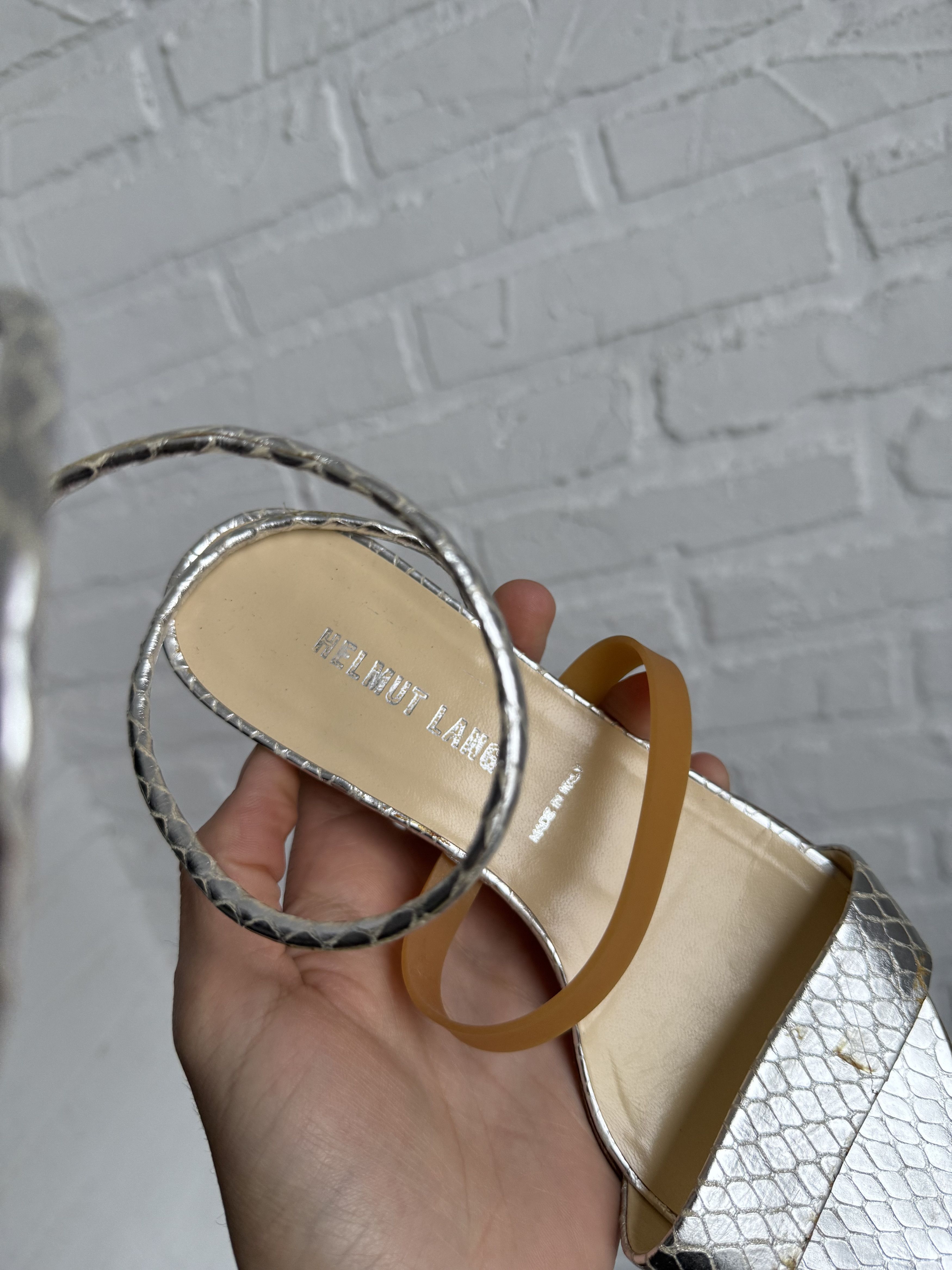 Helmut Lang Archive SS 2002 Helmut Lang Spiral wrap sandals Size US 6.5 / IT 36.5 - 13 Thumbnail