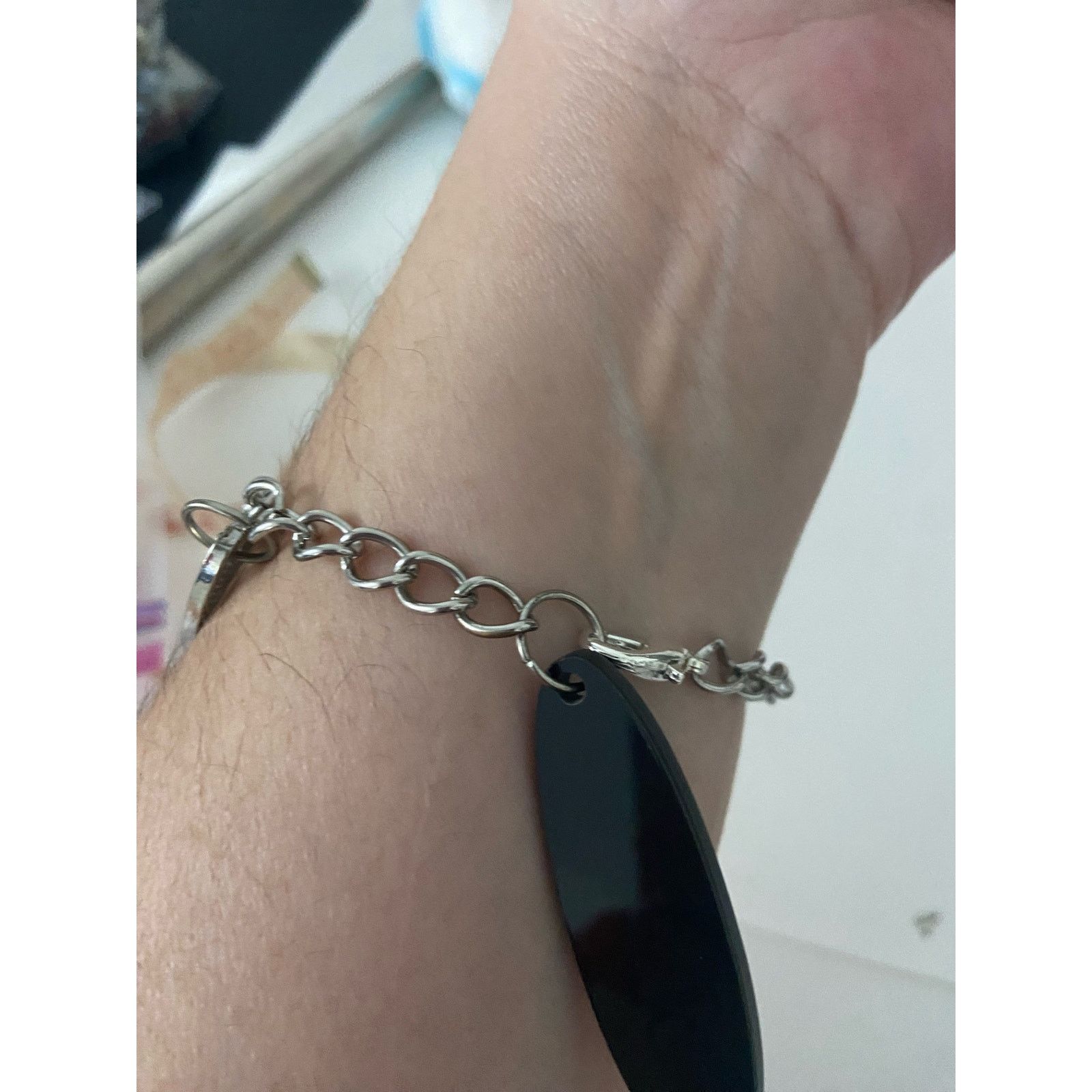 Handmade Metal Charm Bracelet Size ONE SIZE - 3 Thumbnail