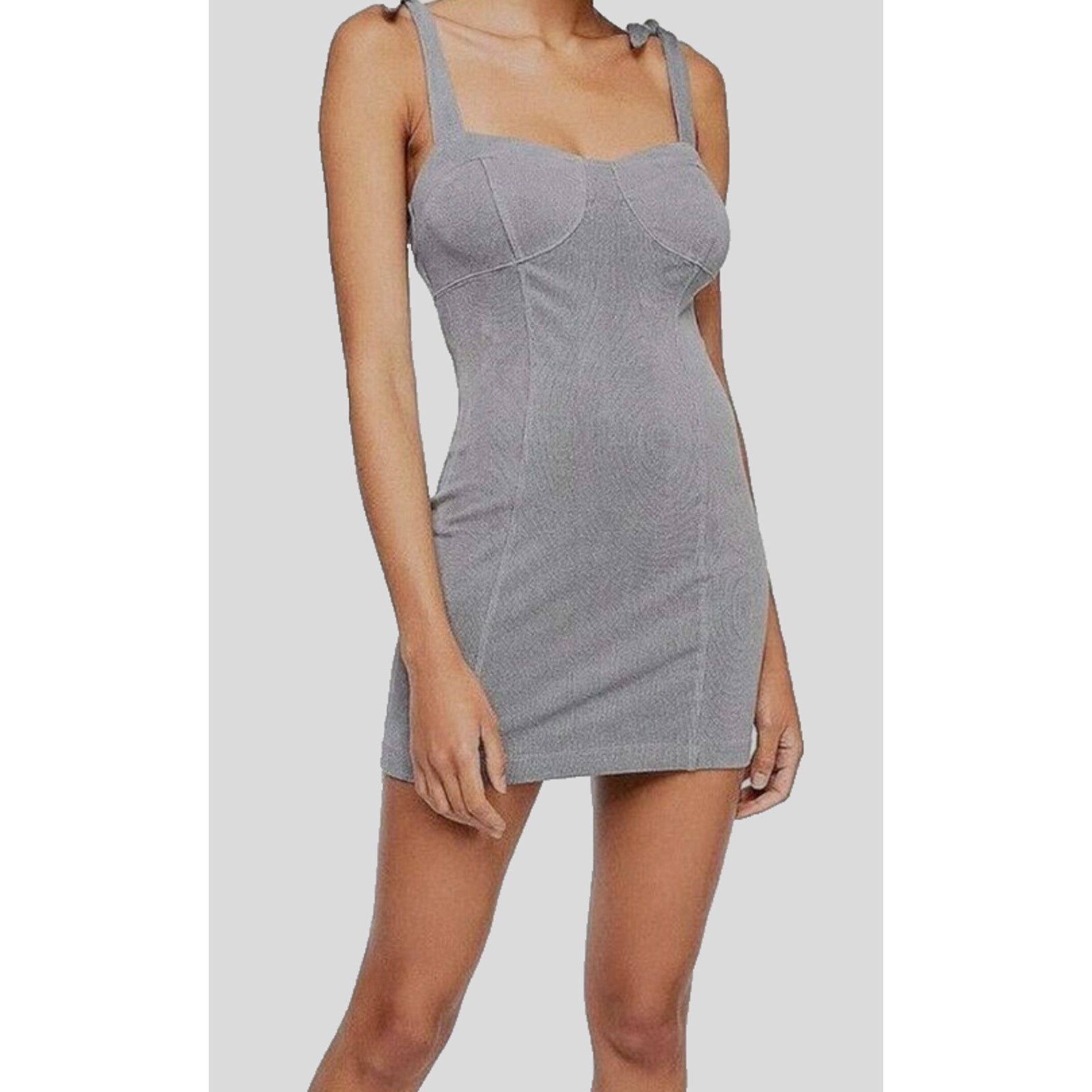 Free People Free People Women Tie Shoulder Mini Dress Petite S A000046 Size S / US 4 / IT 40 - 1 Thumbnail