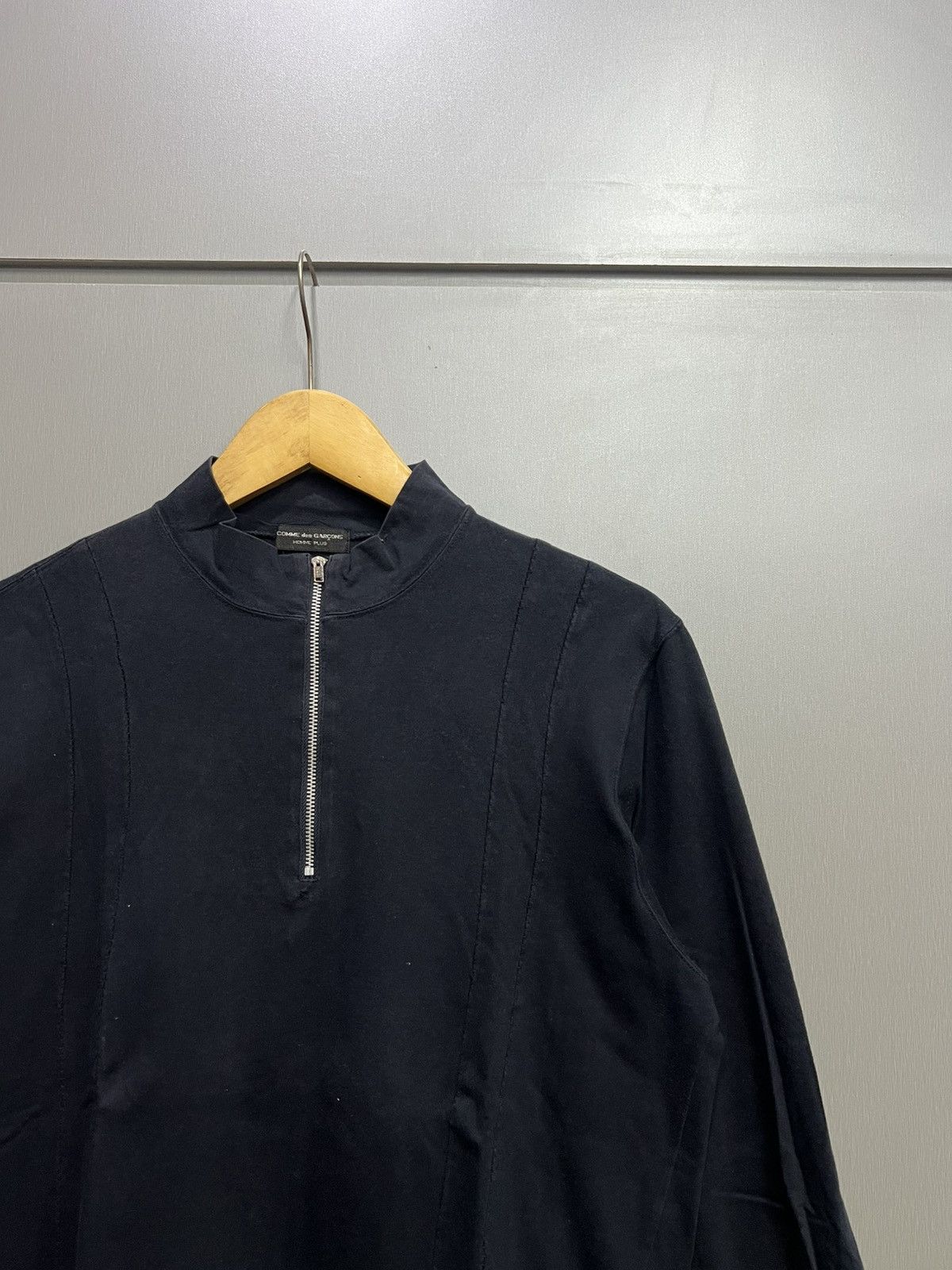 Comme des Garcons Vintage 90s Comme Des Garcons Homme Plus Half Zip Longsleeve Size US M / EU 48-50 / 2 - 4 Thumbnail