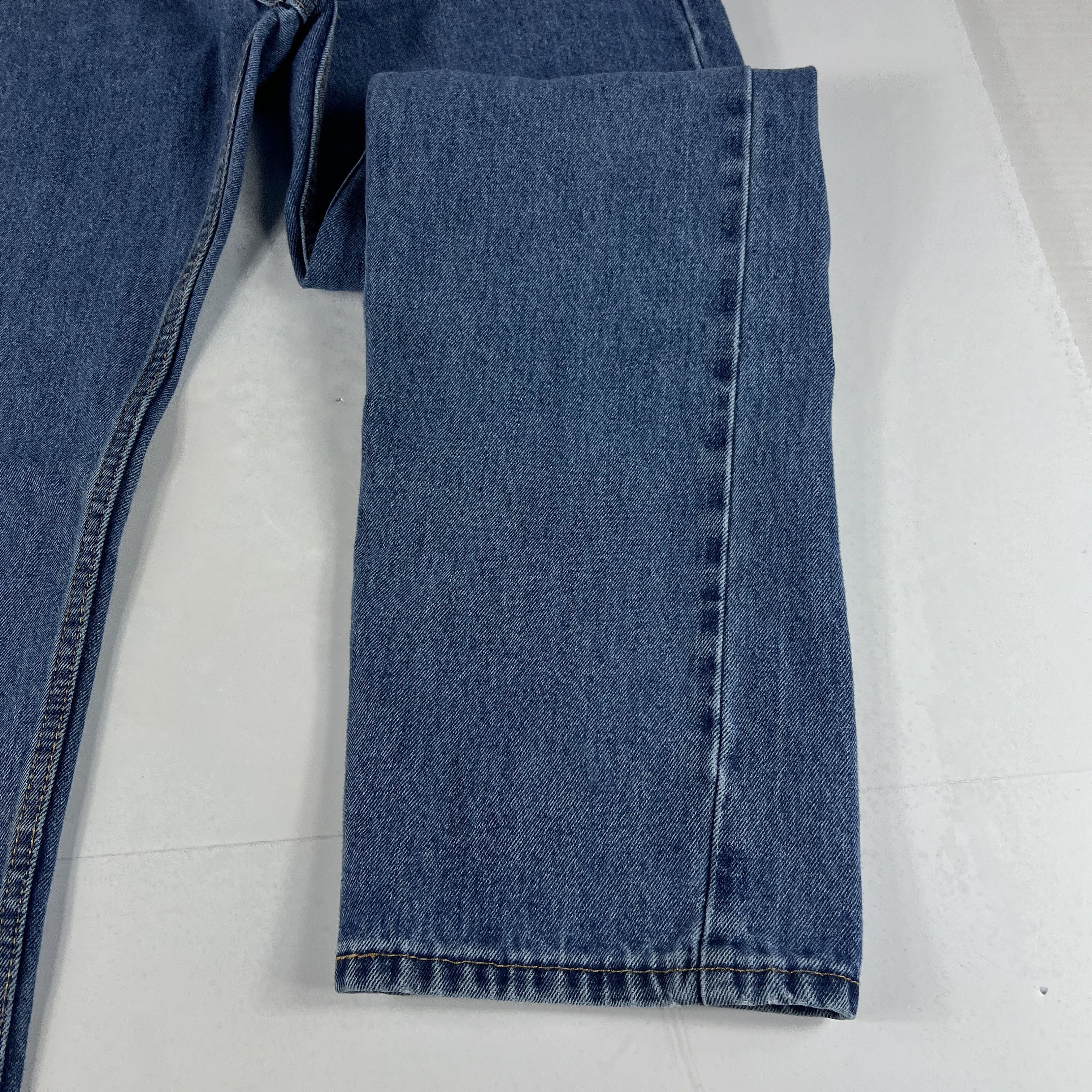 Levi's Levi's Jeans 505 Straight Leg Blue Faded Cotton Denim Size US 34 / EU 50 - 7 Thumbnail