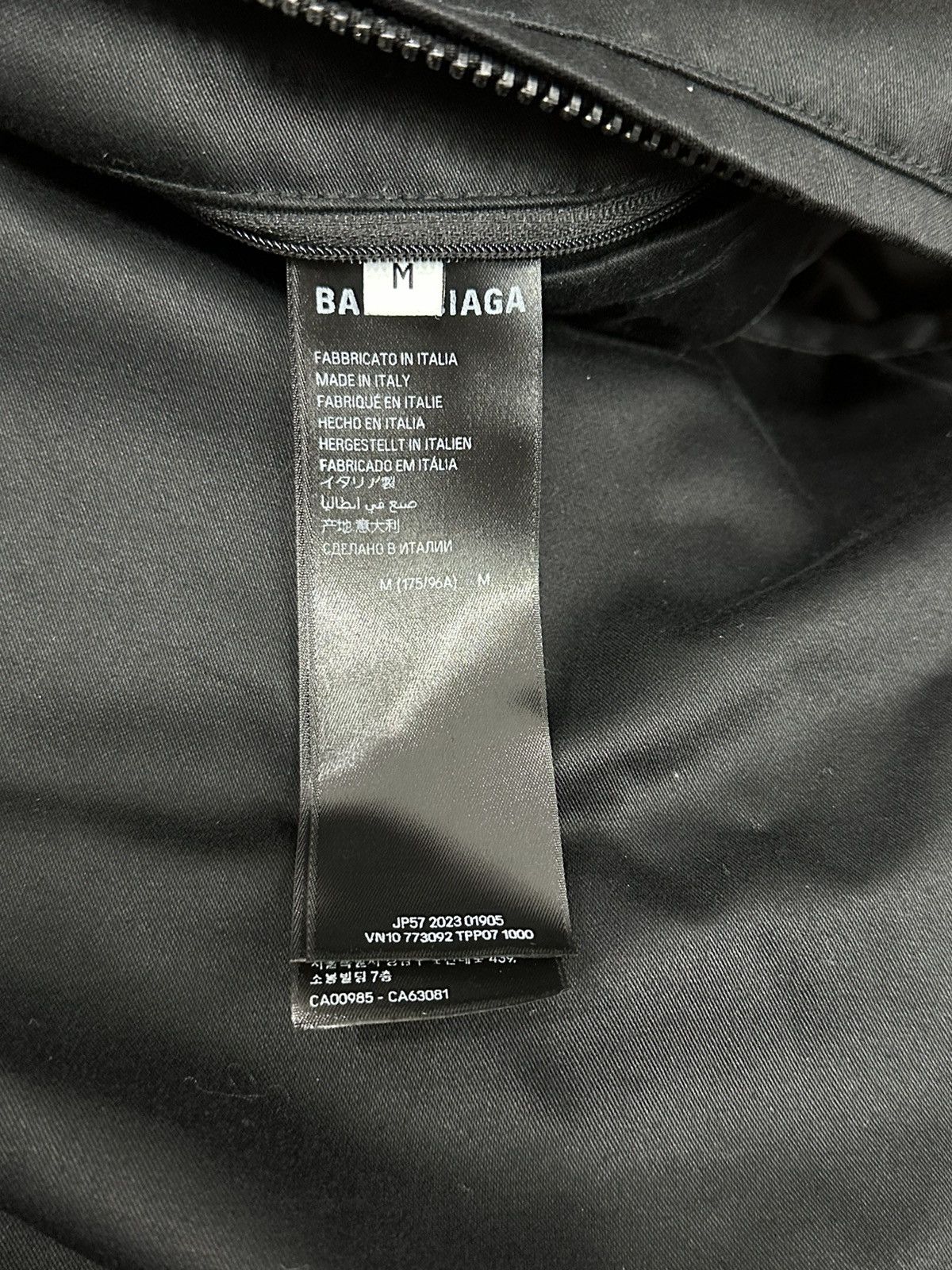 Balenciaga balenciaga SS25Harrington Jacket black Size US M / EU 48-50 / 2 - 5 Thumbnail