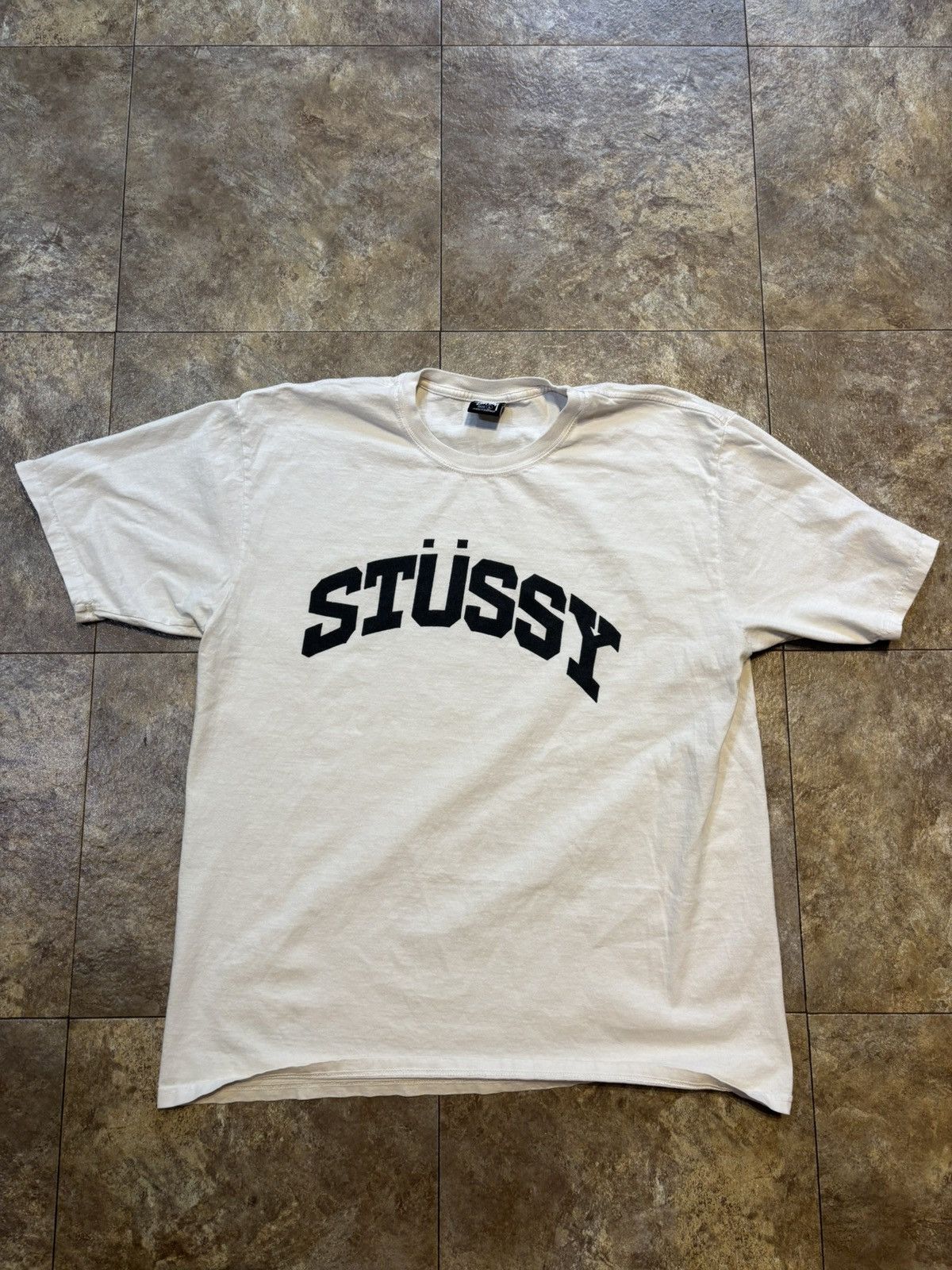 Stussy Stussy blocky letter tee Size US L / EU 52-54 / 3 - 1 Thumbnail