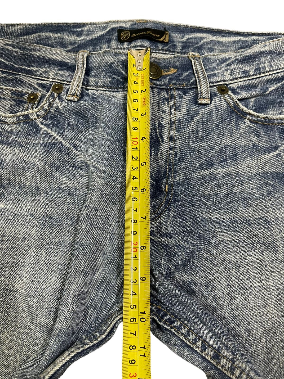 14th Addiction Vintage Japanese Brand Blue Wash Style Baggy Jeans Size US 32 / EU 48 - 13 Thumbnail