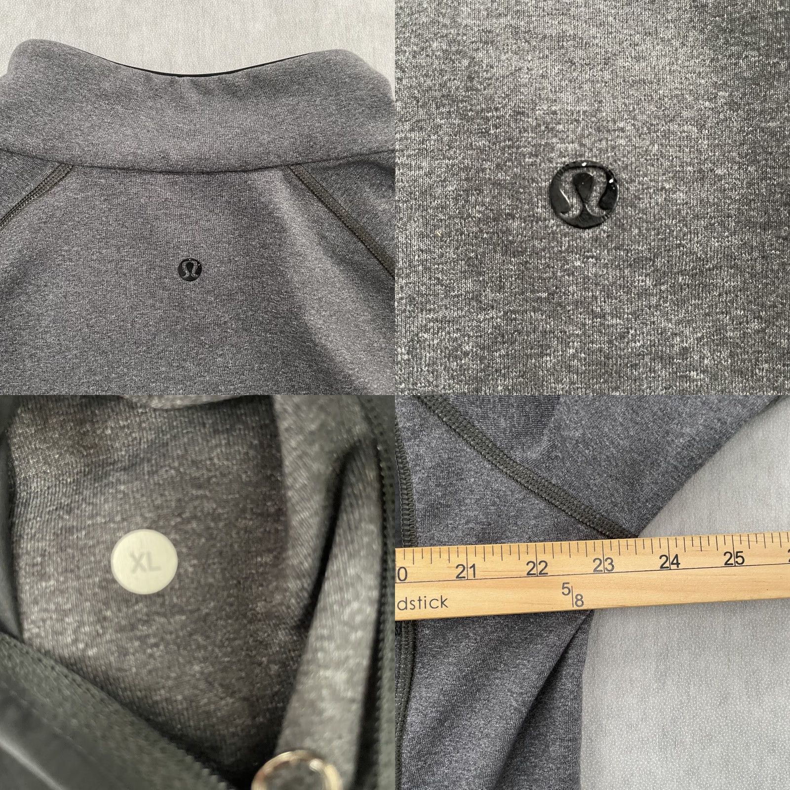 Lululemon VINTAGE Lululemon Jacket Men Adult XL Gray Black Full Zip Pockets Athletic Outdoor 2010s Size US XL / EU 56 / 4 - 8 Thumbnail
