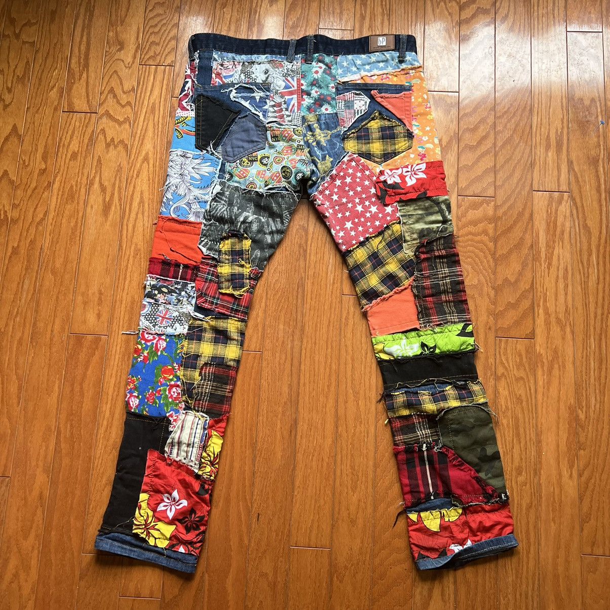 Hypebeast × Japanese Brand × Vintage Vintage Patchwork Kapital Style Denim Biepa Size US 36 / EU 52 - 8 Thumbnail