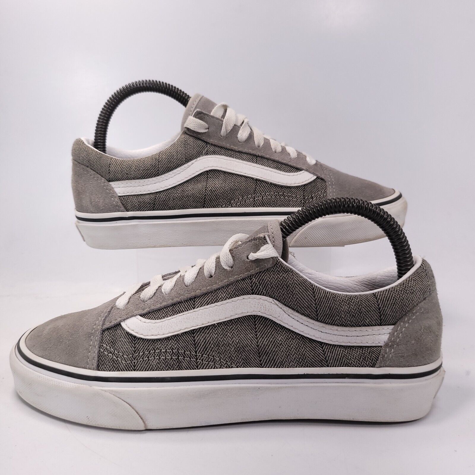 Vans Vans Off the Wall Old Skool Shoe Womens Size 7 508731 Gray Size US 7 / IT 37 - 5 Thumbnail