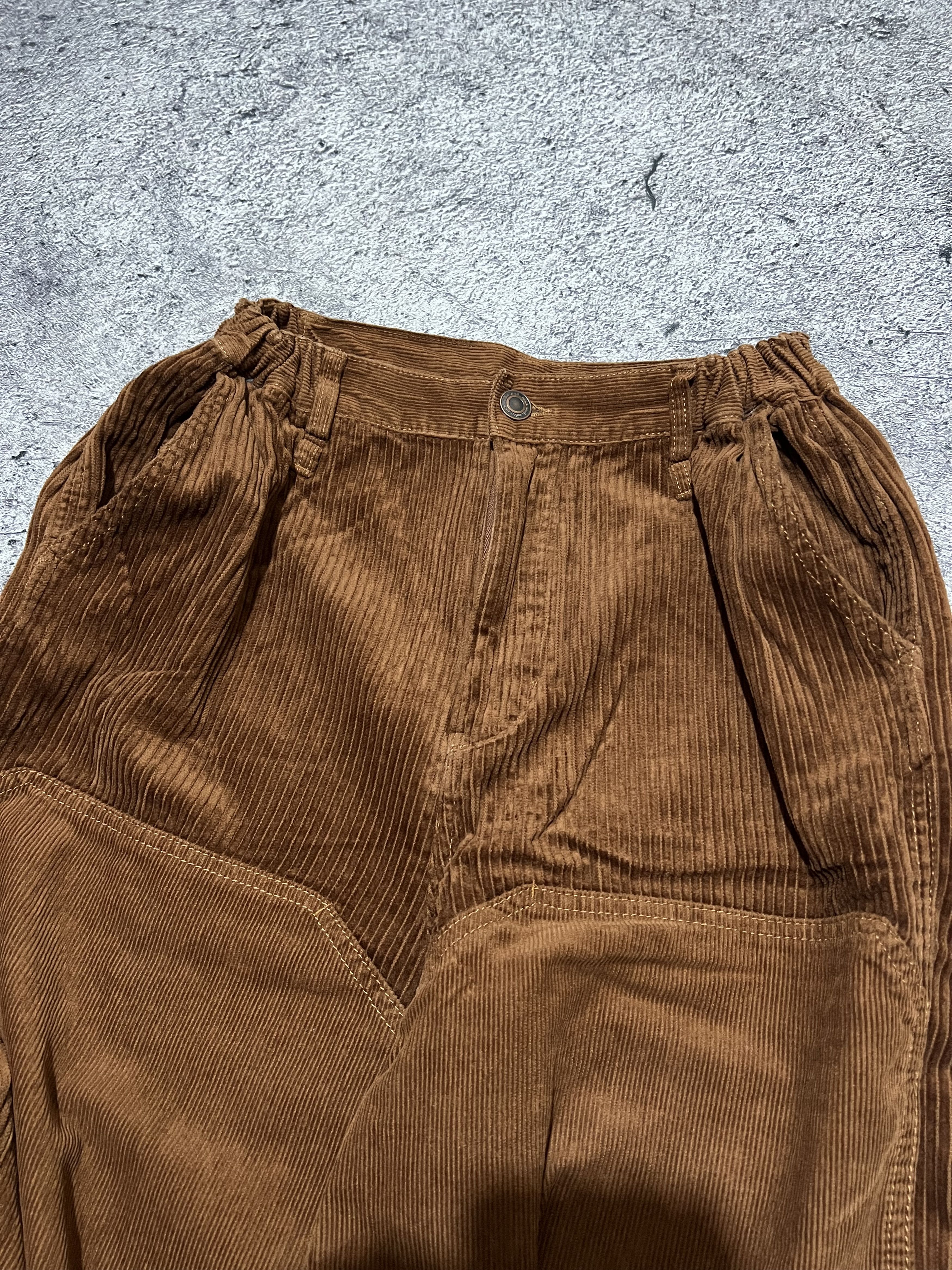 Japanese Brand 2000s Archival Niko Y's Junya Cdg Wide Baggy Corduroy y2k Size US 26 / EU 42 - 6 Thumbnail
