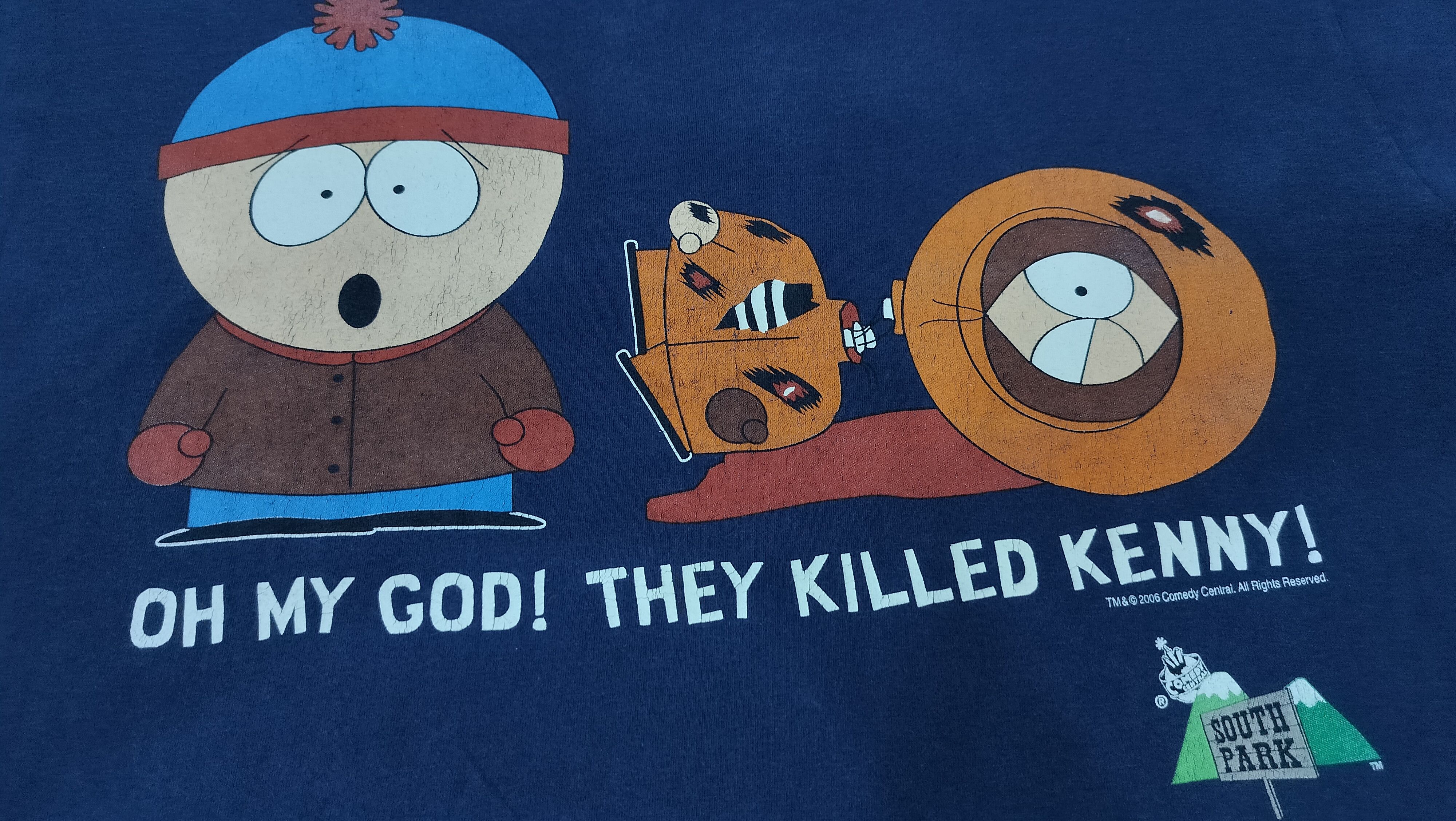 Vintage Vintage South Park Oh My God! They Killed Kenny! tshirt Size US XL / EU 56 / 4 - 2 Thumbnail