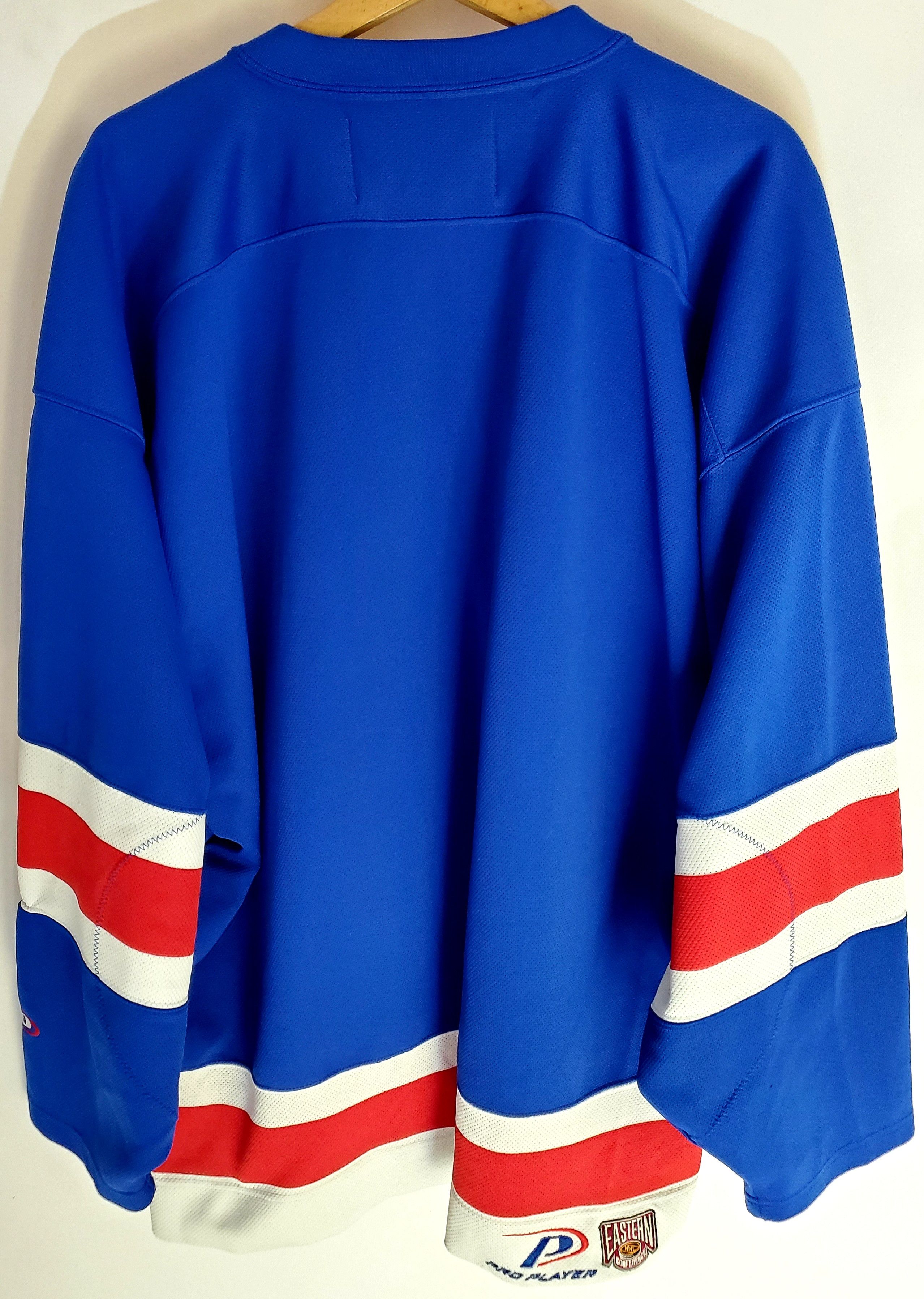 NHL × Vintage New York Range Pro Player Home NHL Hockey Jersey Vintage 90s Size US XL / EU 56 / 4 - 4 Thumbnail