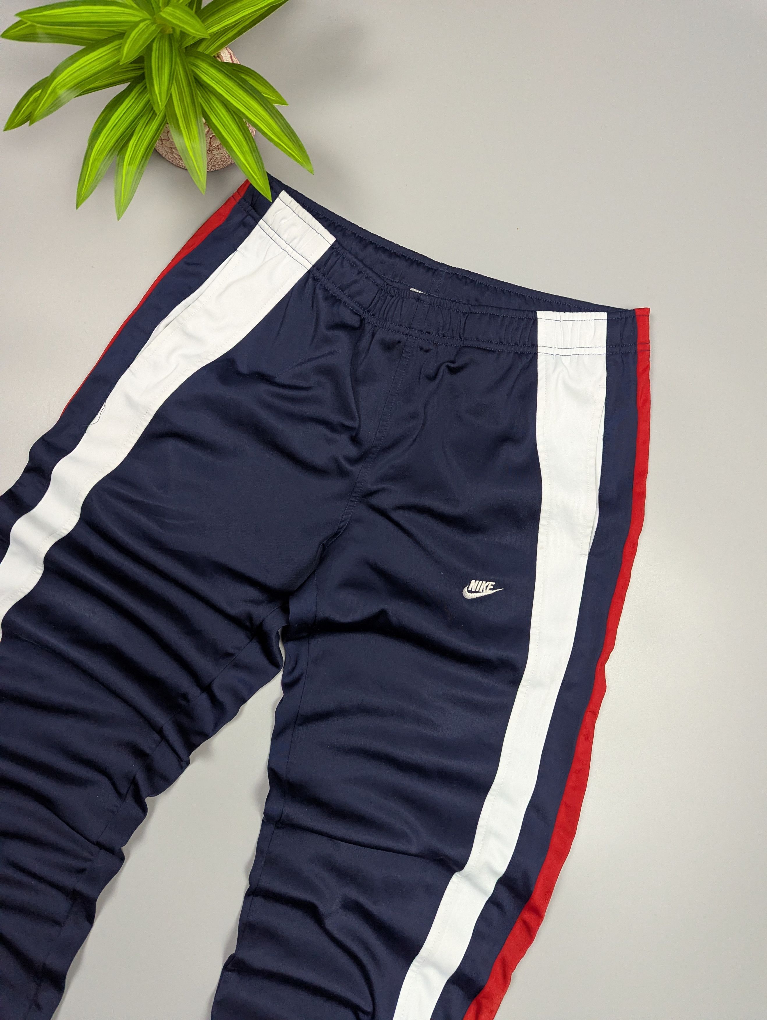 Nike Nike Vintage Sports Dark Blue Track Pants Stripes Size US 32 / EU 48 - 3 Thumbnail