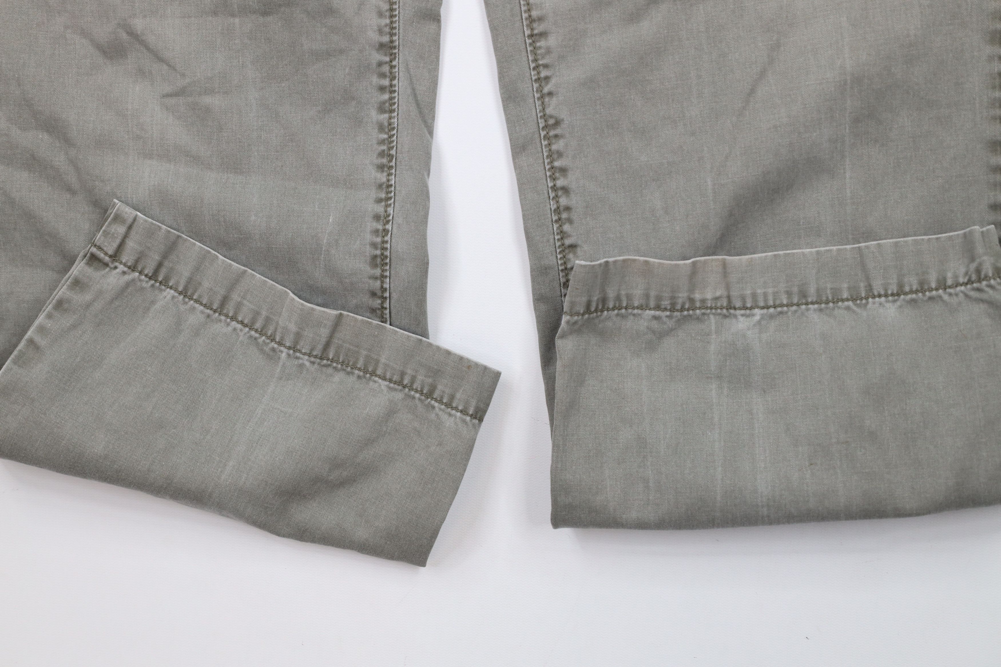 Calvin Klein × Vintage Vintage Y2K Calvin Klein Stonewash Pigment Dye Pants Green Size US 34 / EU 50 - 5 Thumbnail