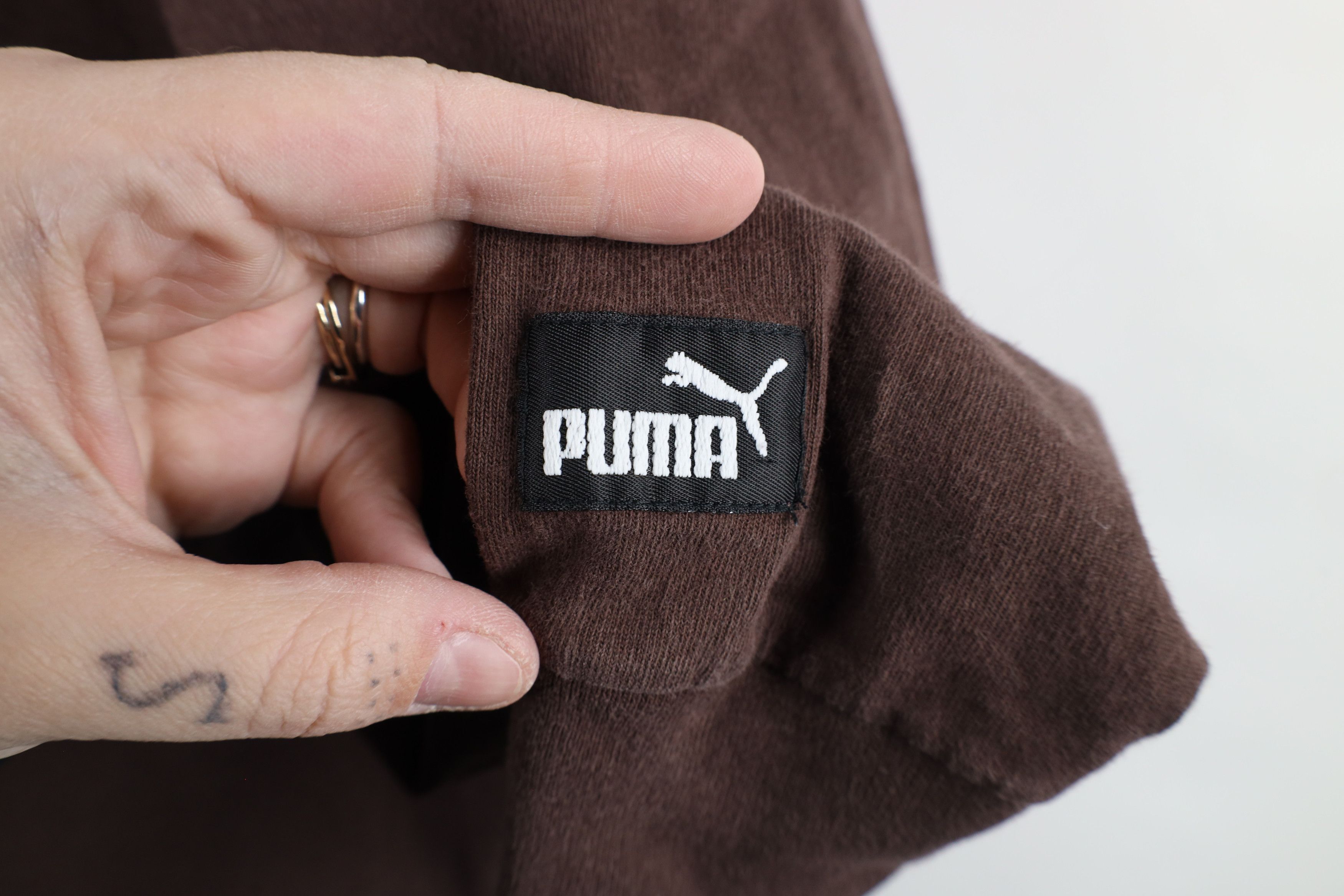 Puma × Vintage Vintage 90s Puma Cleveland Dawg Pound Mock Neck T-Shirt Size US L / EU 52-54 / 3 - 4 Thumbnail