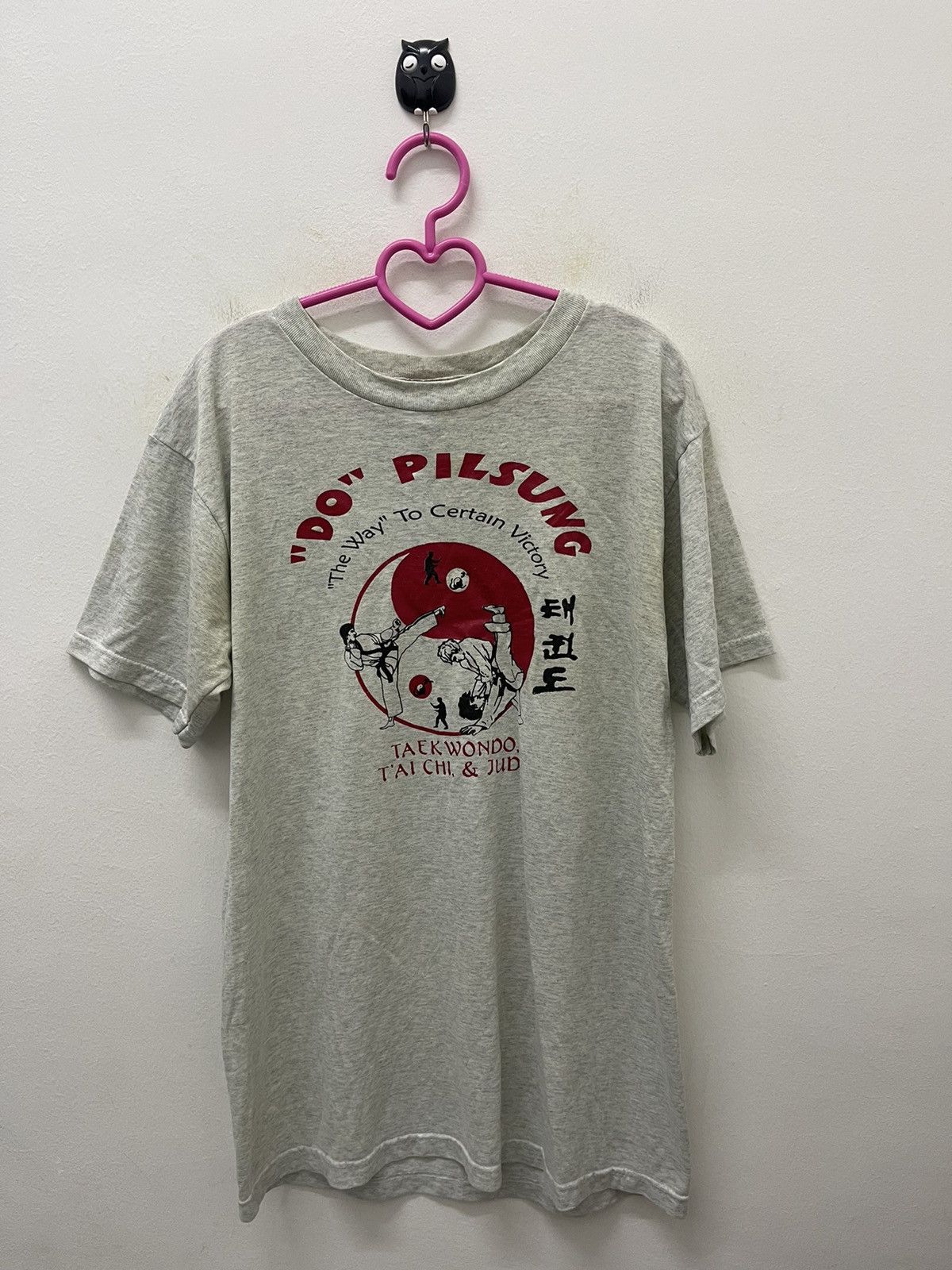image of Fruit Of The Loom x Sports Specialties Vintage Do Pilsung Taekwondo Tai Chi Judo Martial Arts in Gr