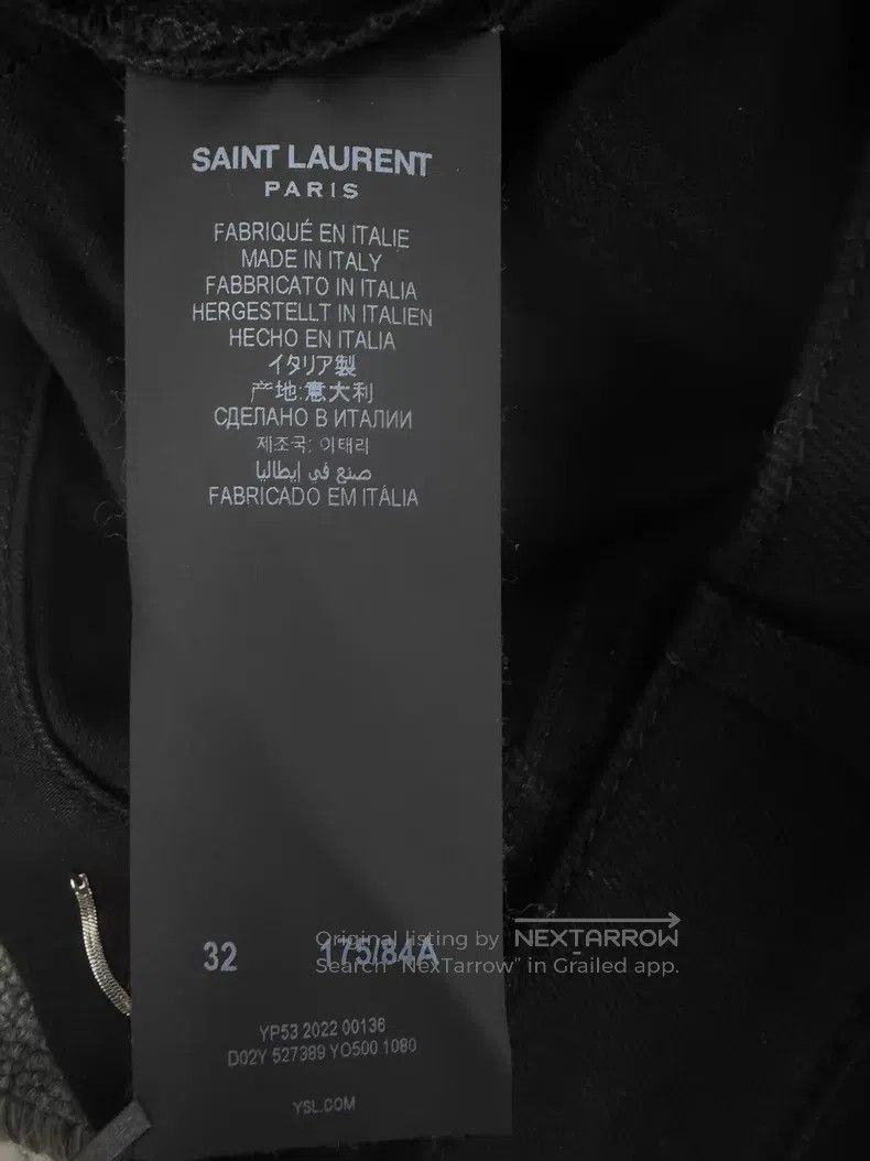 Saint Laurent Paris Saint Laurent Paris Black Basic Denim Jeans Size US 32 / EU 48 - 6 Thumbnail