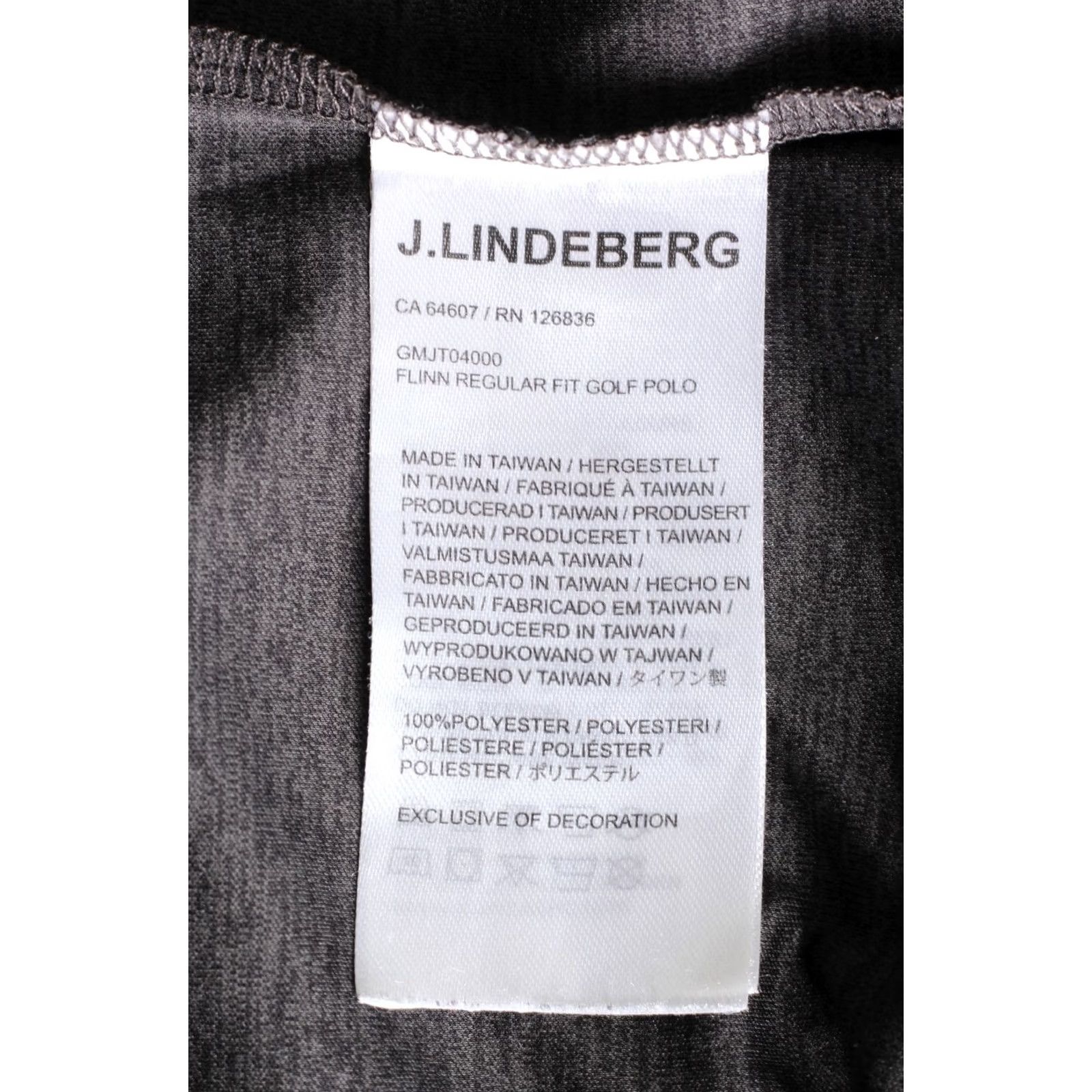 J.Lindeberg J.LINDEBERG Golf Polo Shirt Men S Grey Regular Fit Short Sleeve FLINN VR3968 Size US S / EU 44-46 / 1 - 6 Thumbnail