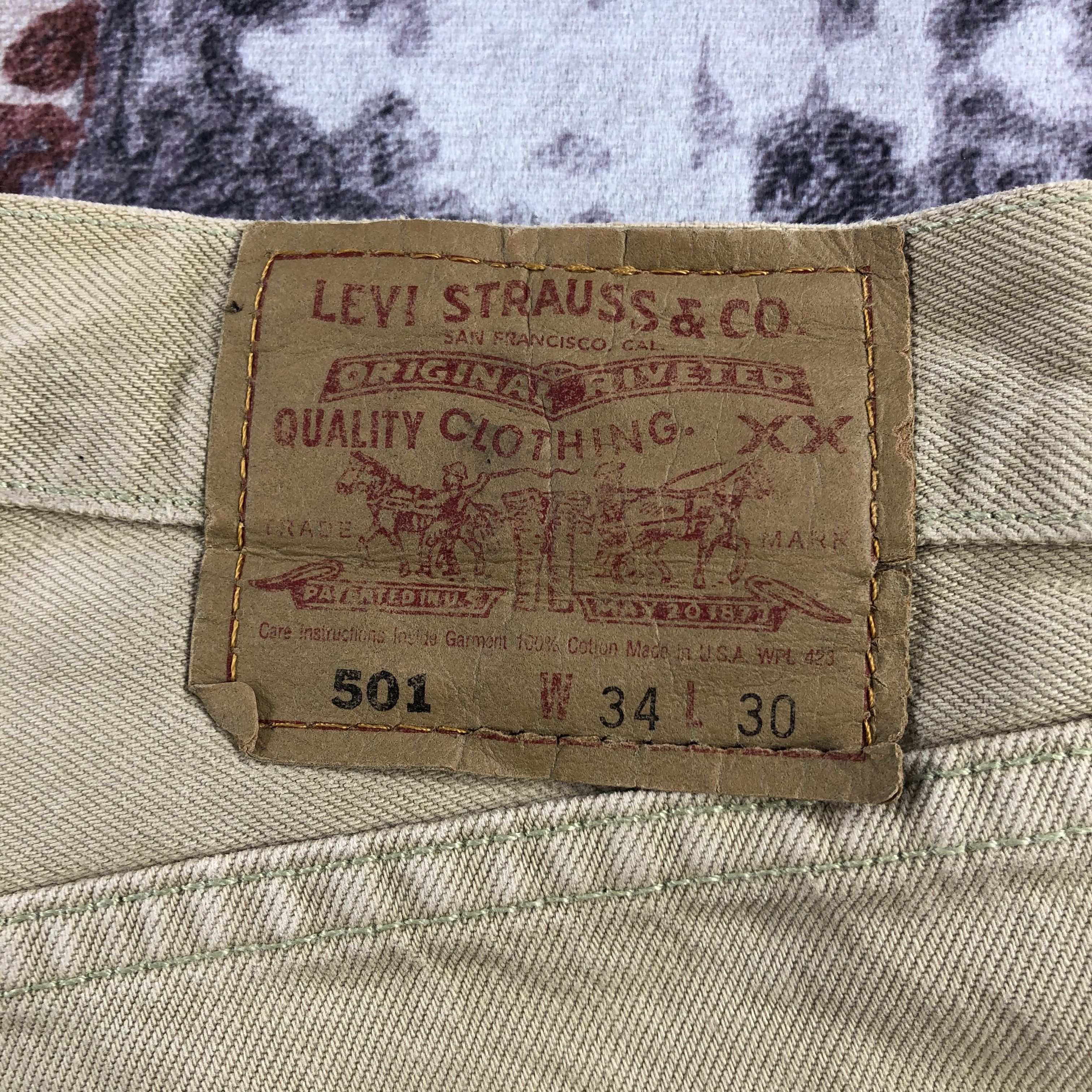 Levi's × Vintage 90s Vintage Distress Levis 501 Jeans-JM2655 Size US 33 - 9 Thumbnail