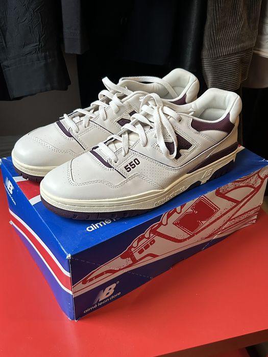 New Balance New Balance 550 “Aime Leon Dore Purple” | Grailed