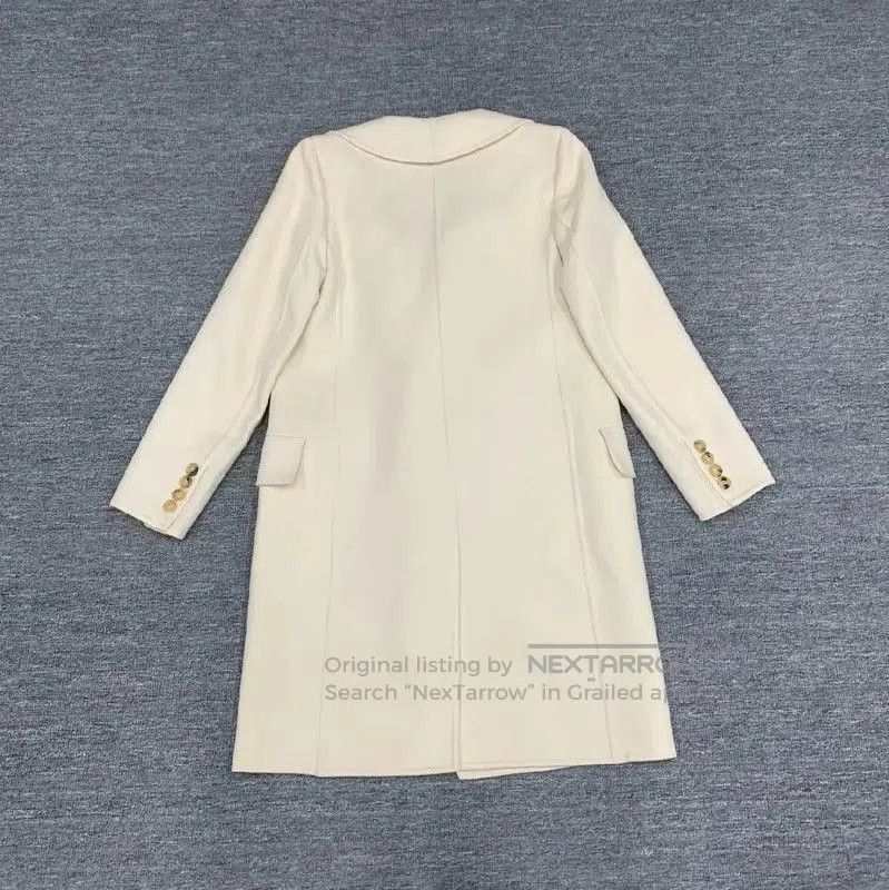 Max Mara MaxMara Cream Cotton Women's Trench Coat . Size S / US 4 / IT 40 - 2 Thumbnail