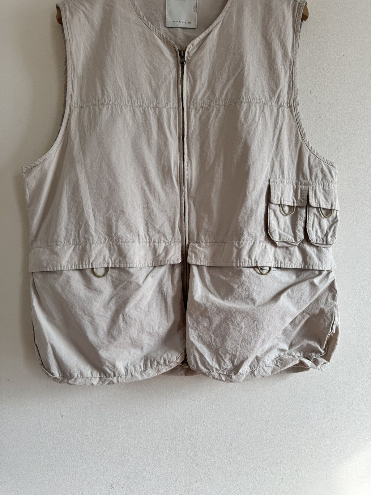 Satta Satta Utility Vest Beige Cotton Multi Pocket Size L Size US L / EU 52-54 / 3 - 3 Thumbnail