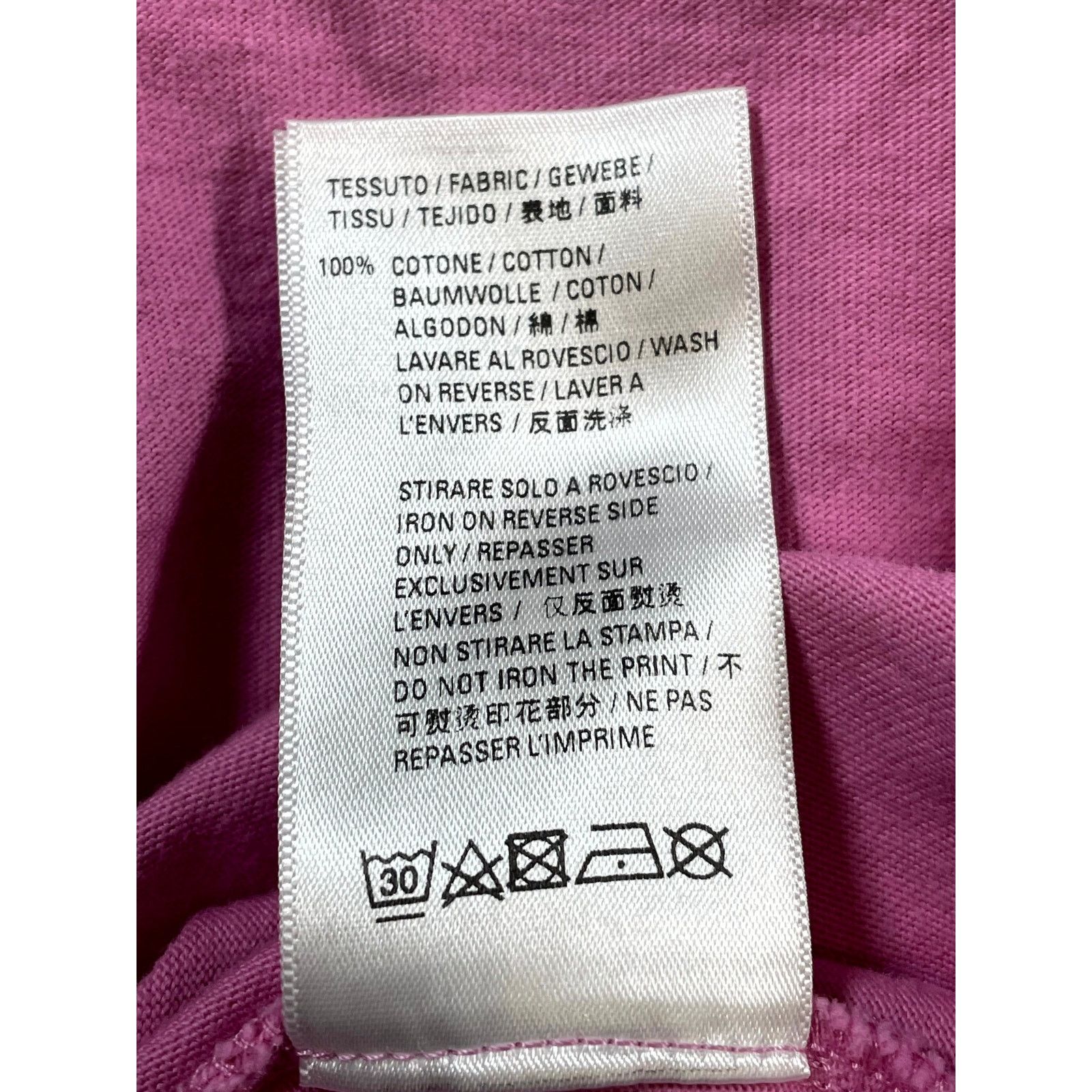 Balenciaga Balenciaga World Food Programme Pink Tee Size US L / EU 52-54 / 3 - 6 Thumbnail