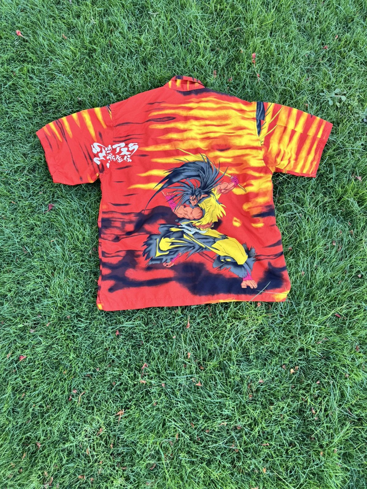 Vintage vintage 1990s anime-themed button-up shirt Size US XXL / EU 58 / 5 - 7 Thumbnail