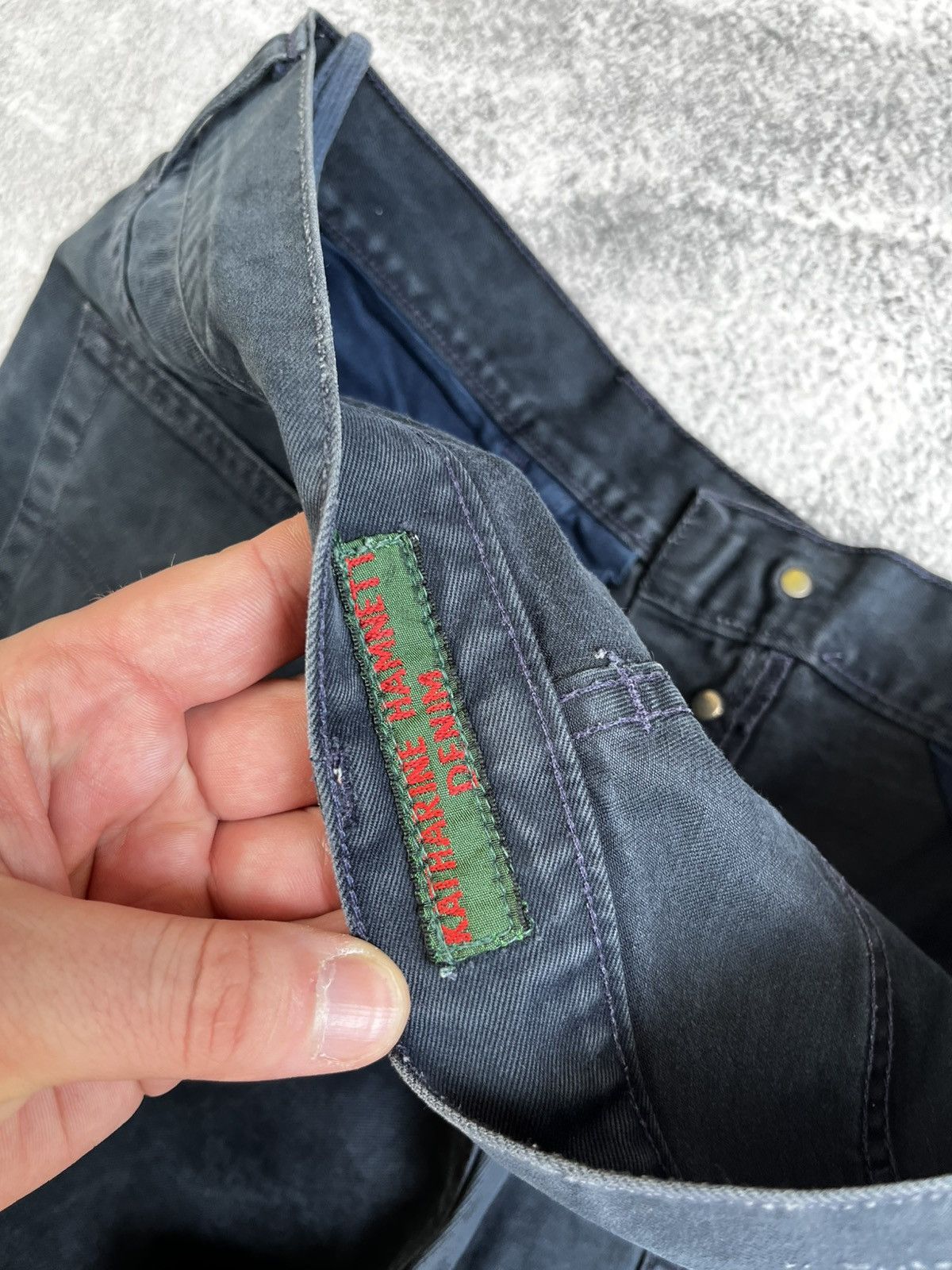 Designer × Katharine Hamnett London × Other Katharine Hammett vintage 90s denim pants Size US 36 / EU 52 - 12 Thumbnail