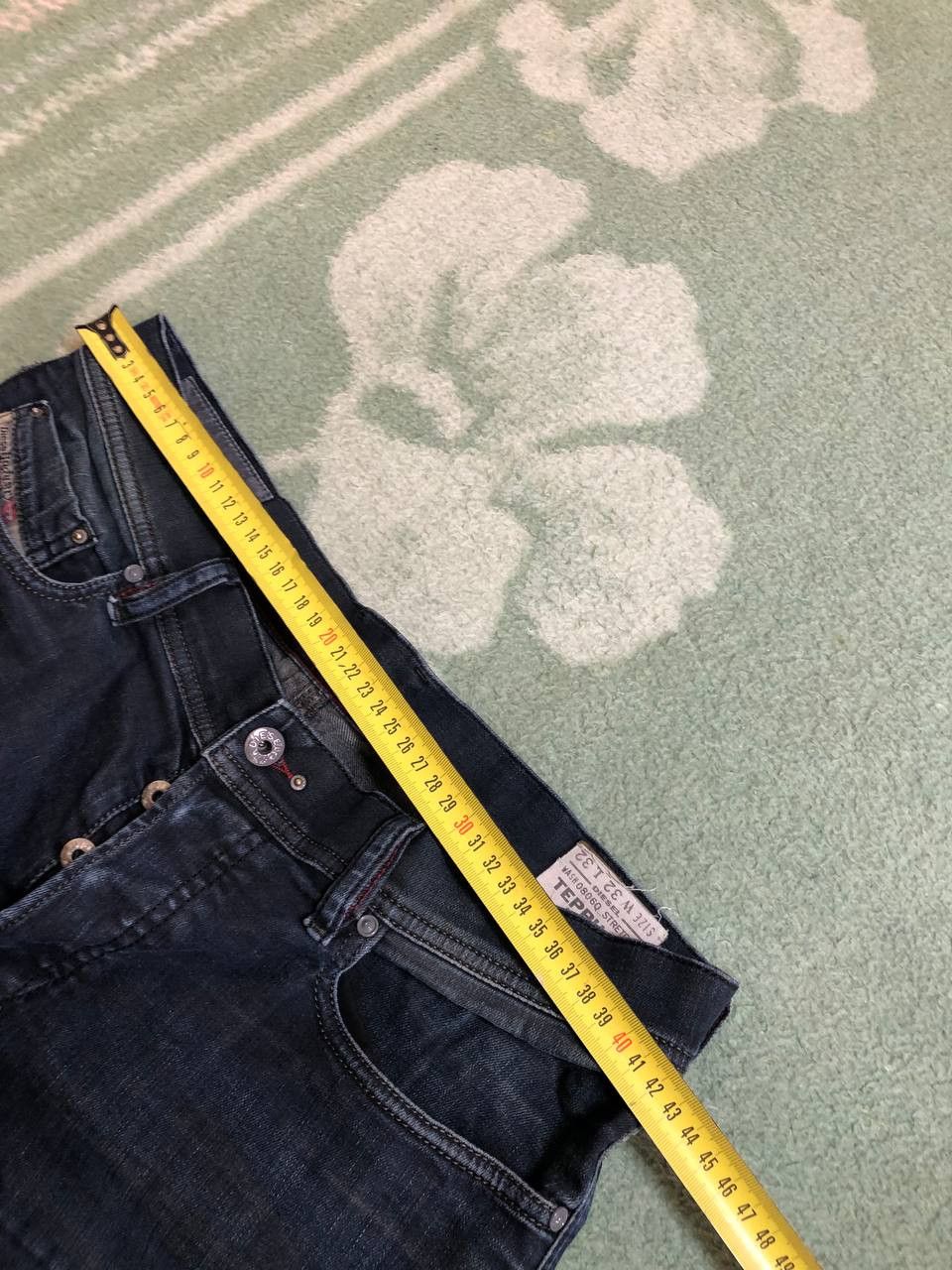 Diesel Diesel Jeans Men Tepphar Slim Carrot Stretch Destroyed Wash Size US 32 / EU 48 - 14 Thumbnail