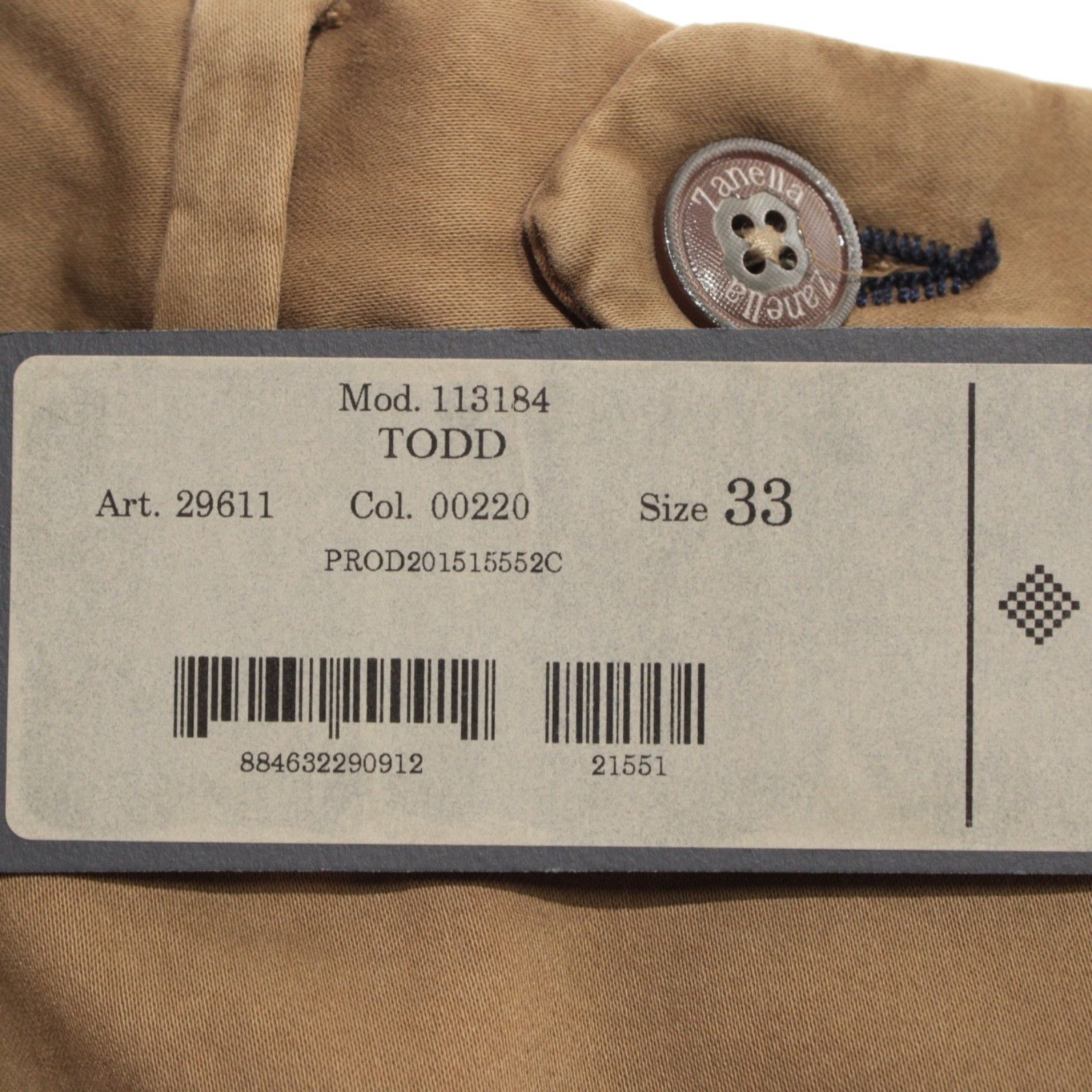 Zanella Zanella New with tags Chino Size 33 US In Beige Size US 33 - 4 Thumbnail
