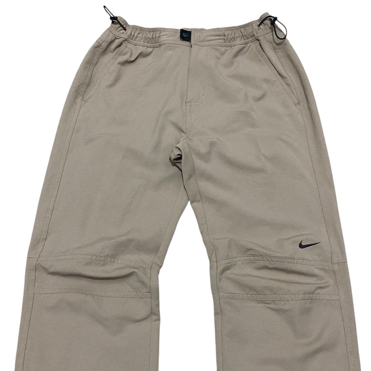 Nike Nike Knee Logo Parachute Pants - Beige Size US 28 / EU 44 - 2 Thumbnail