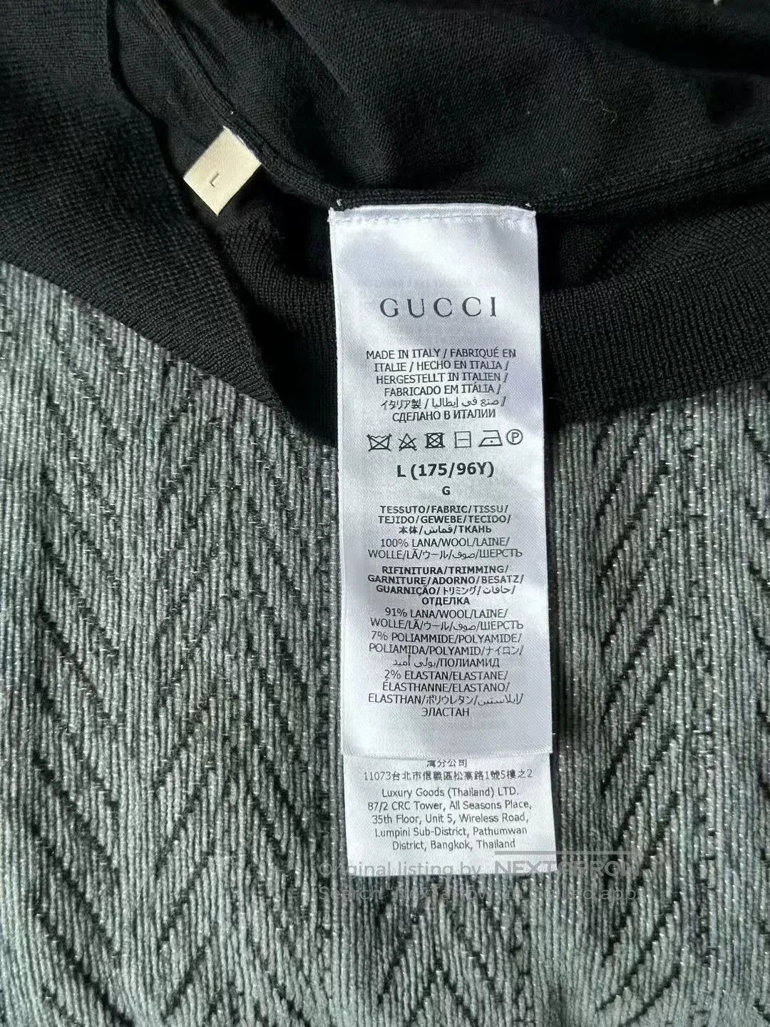 Gucci gucci black short sleeve knit sweater. Size US L / EU 52-54 / 3 - 4 Thumbnail