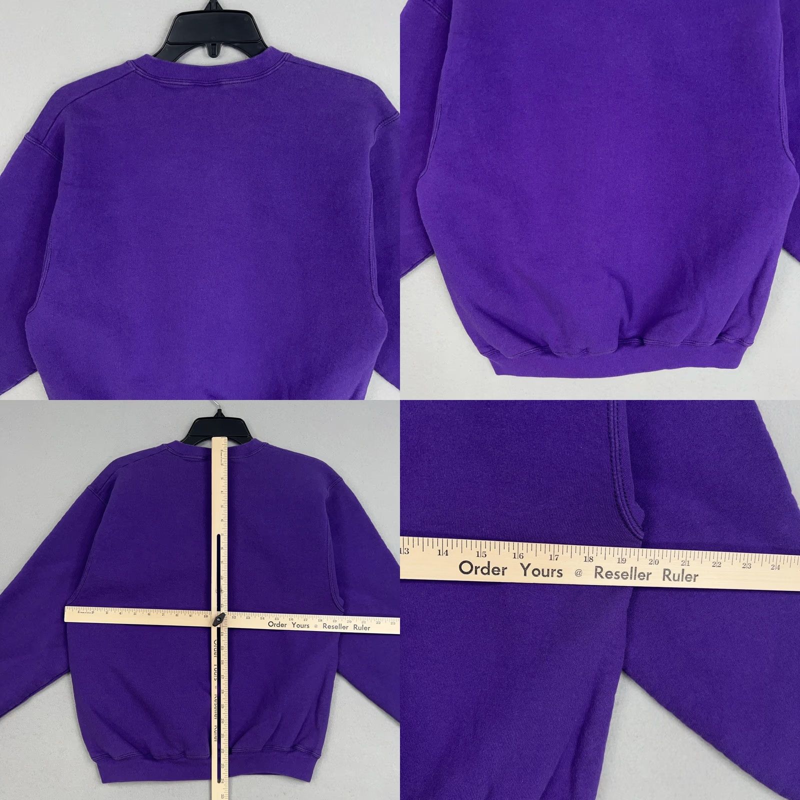Fruit Of The Loom VINTAGE Fruit Of The Loom Mohegan Sun Sweatshirt Womens M Purple Casino Embroidered Logo Crew Neck Pullover Heavyweight Preshrunk Cotton/Polyester Size M / US 6-8 / IT 42-44 - 8 Thumbnail