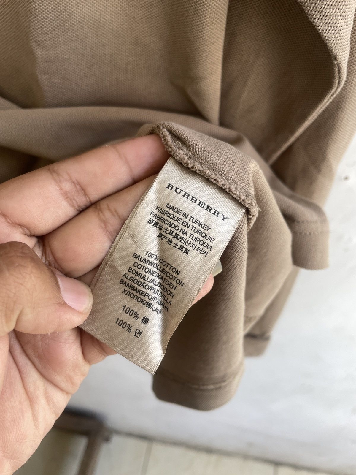 Burberry BURBERRY LONG SLEEVE POLO Size US M / EU 48-50 / 2 - 6 Thumbnail