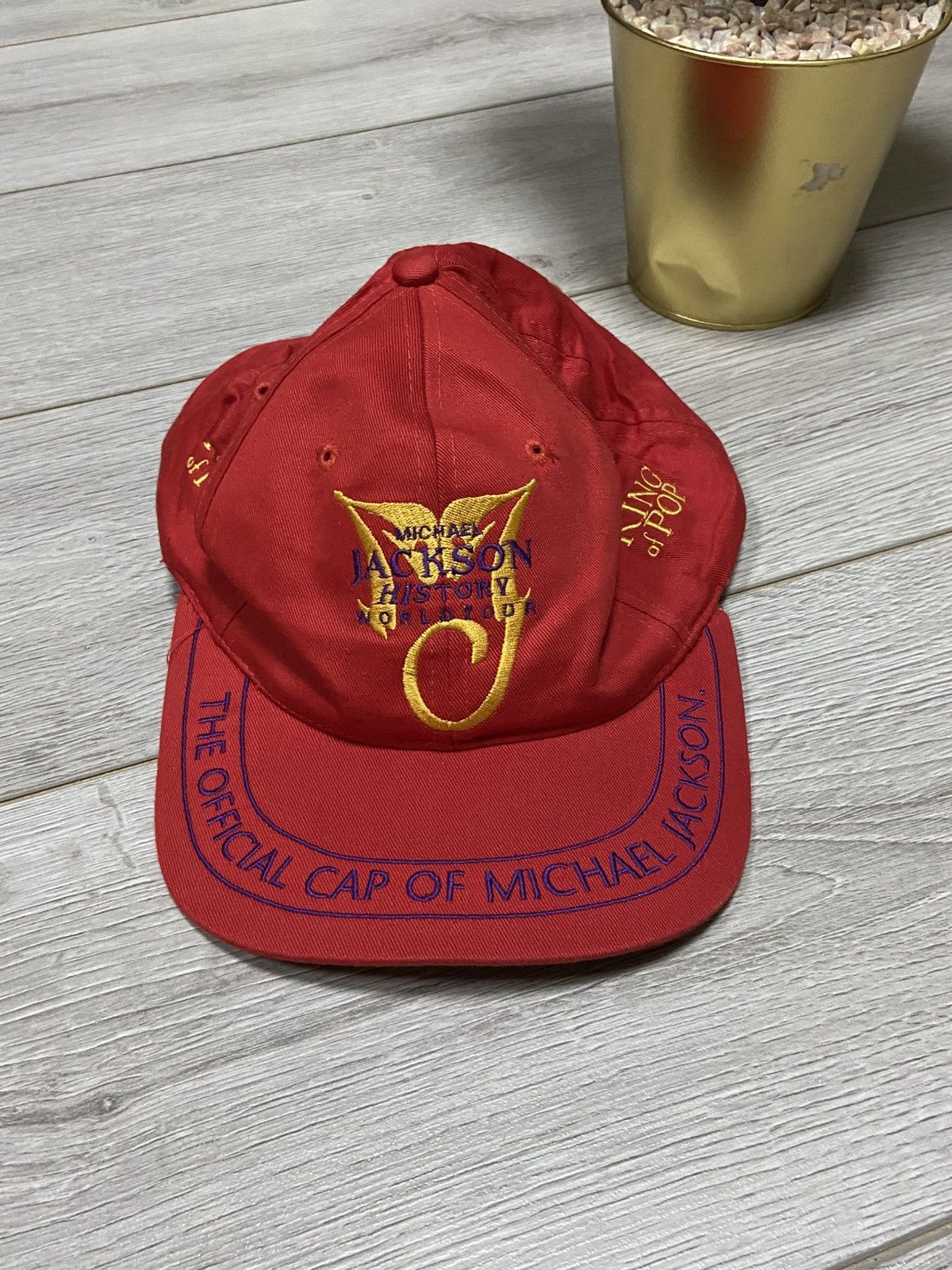 Michael Jackson Michael Jackson history world tour Cap vintage Size ONE SIZE - 6 Thumbnail