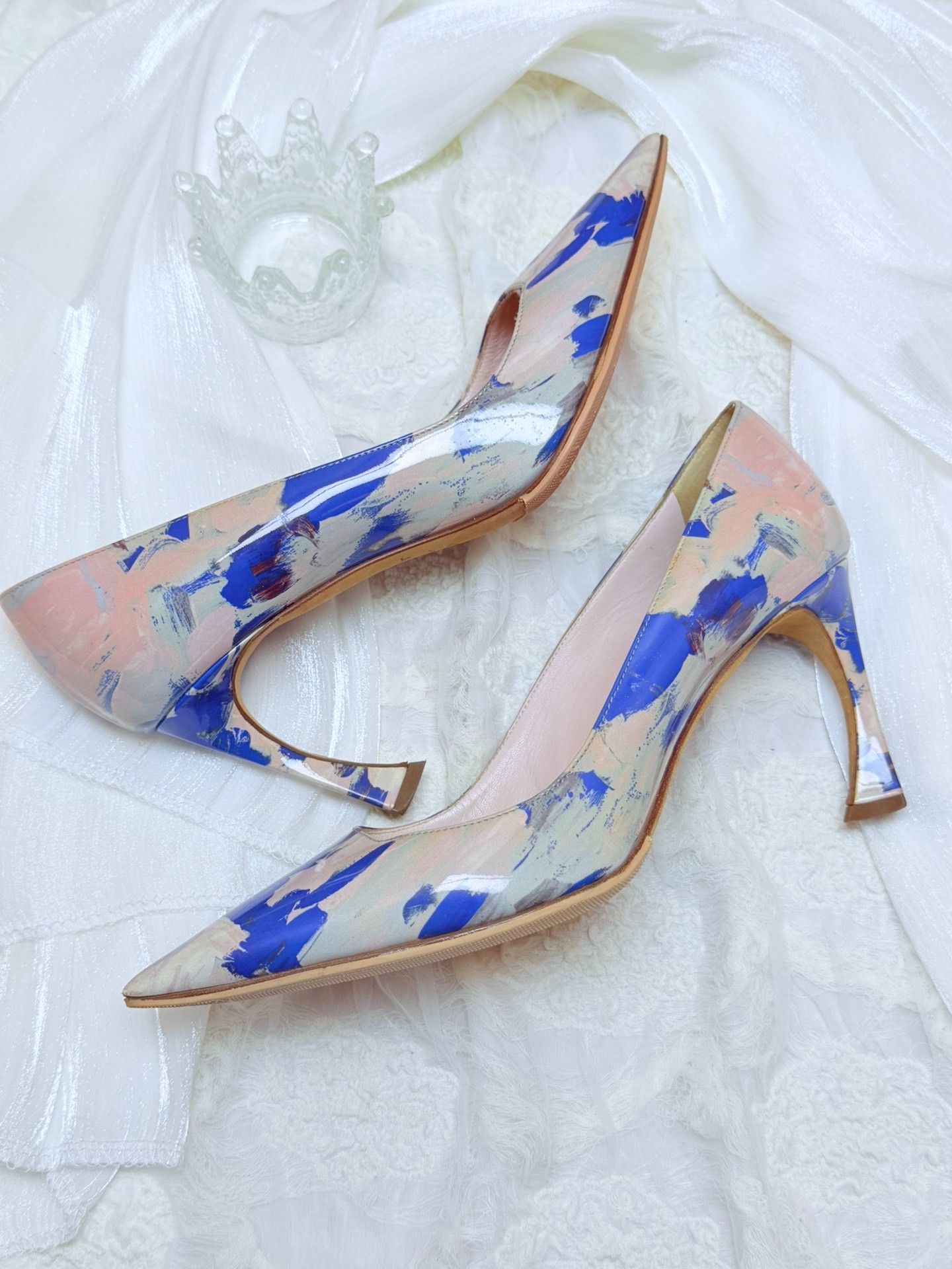 Dior Dior Patent Printed Lowtop Sneakers us_7-5 Women Size US 7.5 / IT 37.5 - 1 Thumbnail