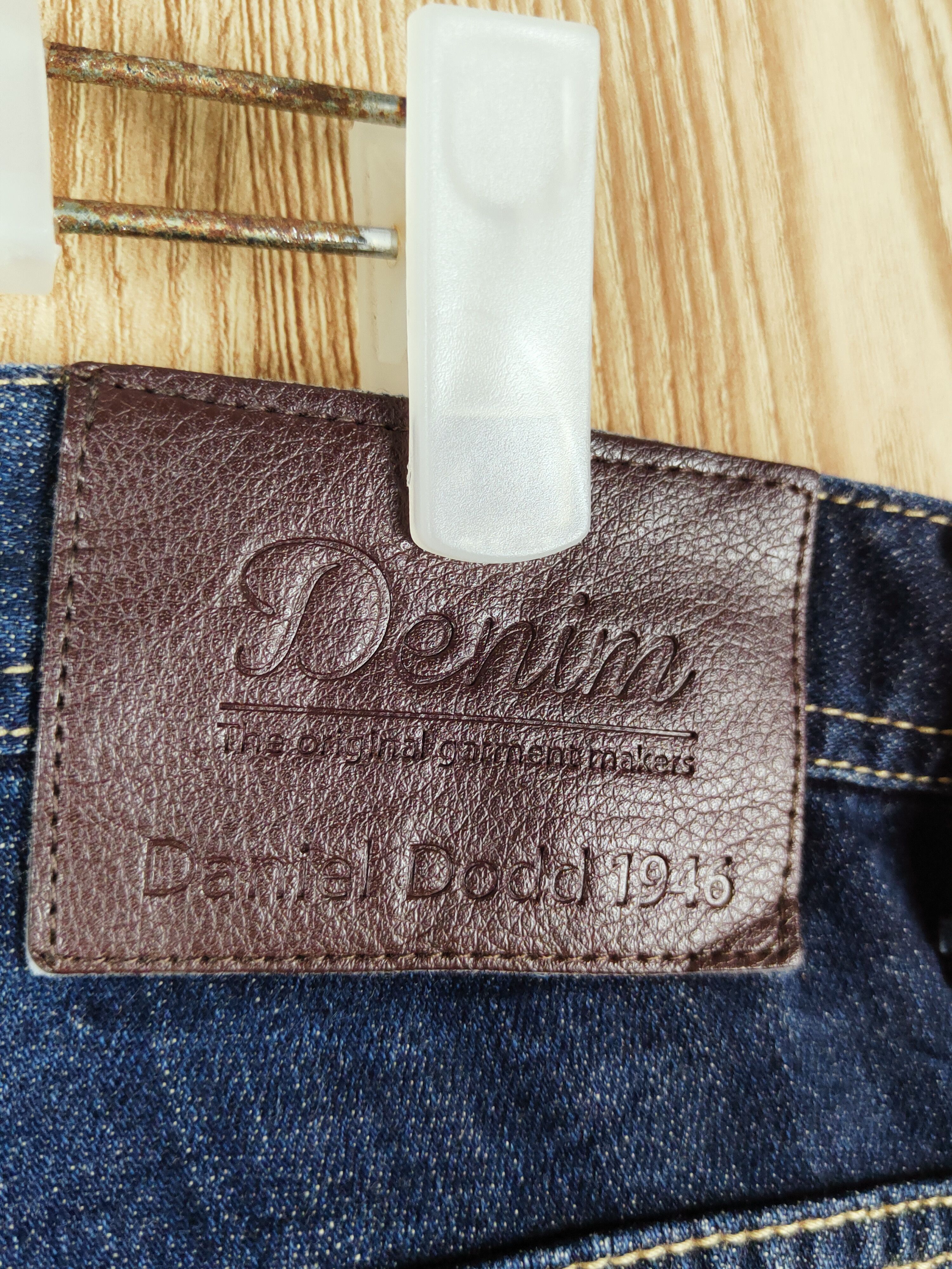 Japanese Brand Daniel Dodd selvedge distressed Ripped Jeans #S2721 Size US 44 / EU 60 - 7 Thumbnail