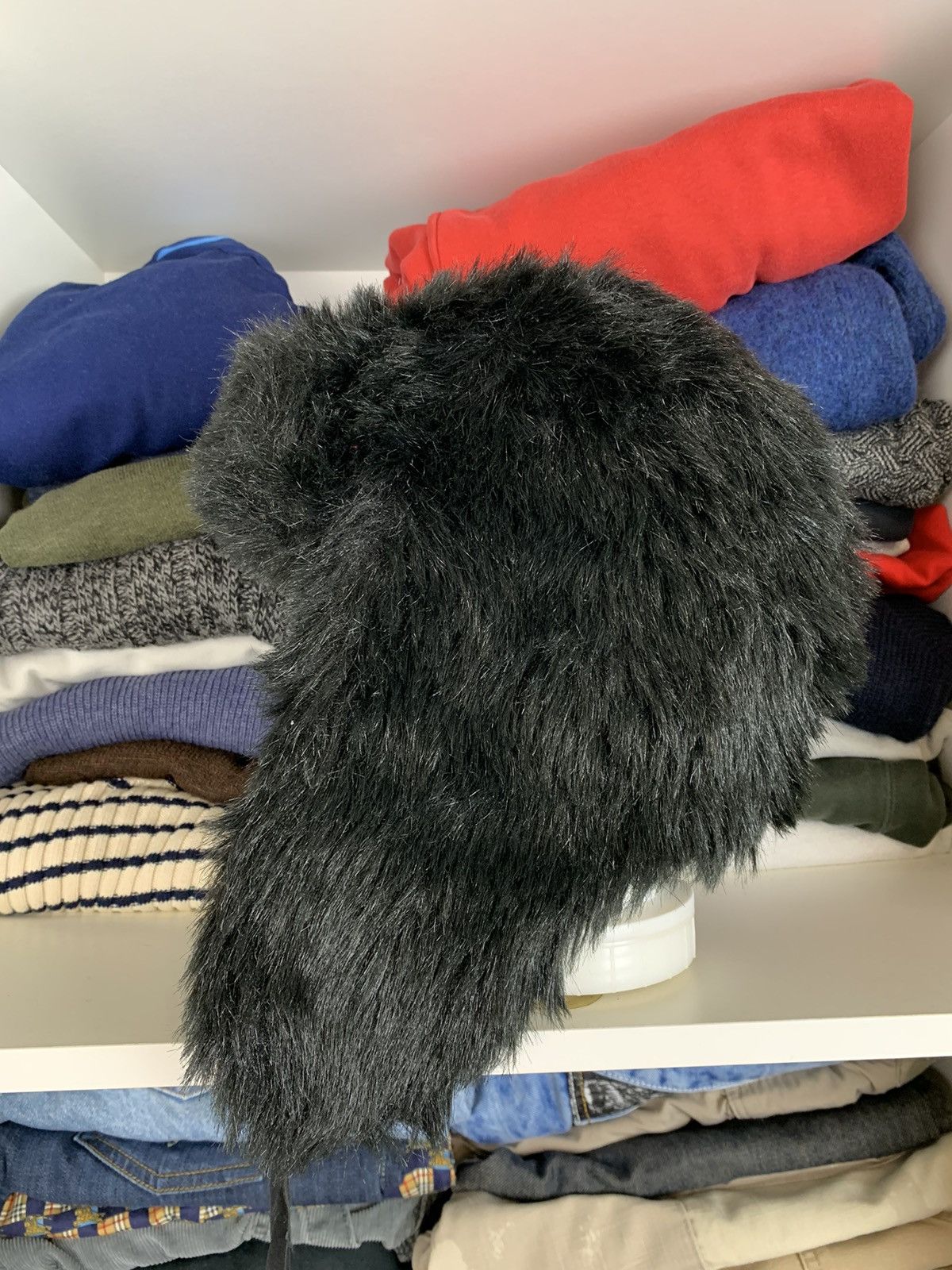 Other Y2K Ushanka Faux Fuzzy Fur Hat Size ONE SIZE - 6 Thumbnail