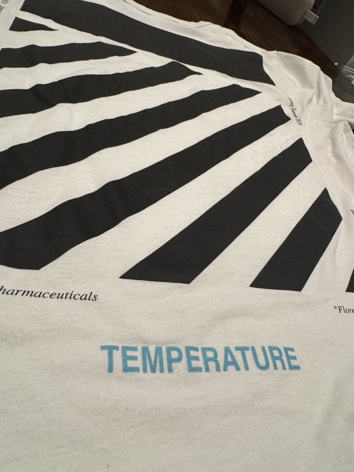 Off-White Off White Temperature Diag T-Shirt Size US L / EU 52-54 / 3 - 5 Thumbnail
