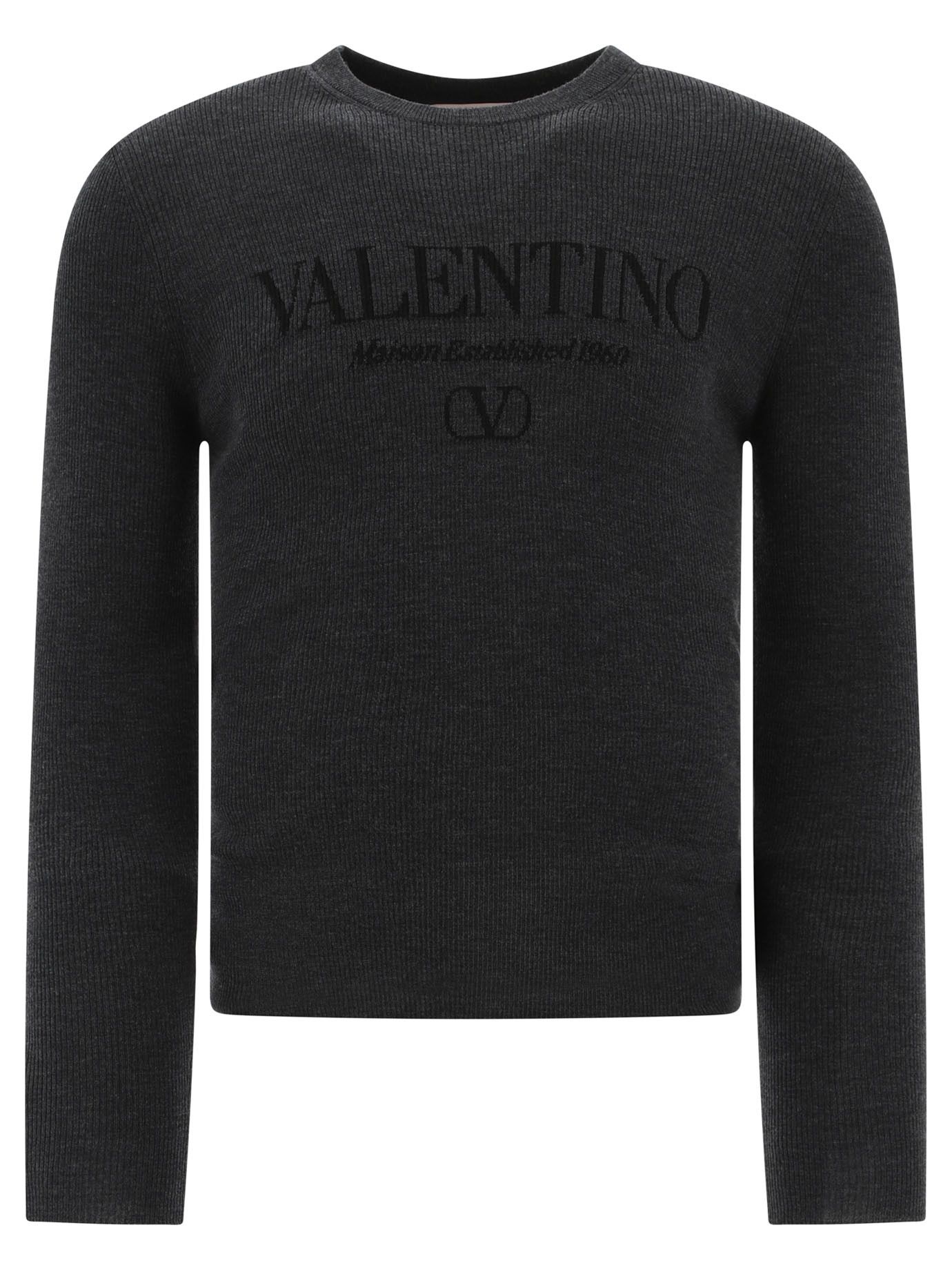 Valentino Intarsia Logo Sweater Size US XL / EU 56 / 4 - 1 Thumbnail