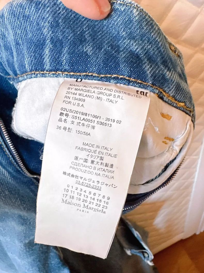 Other Maison Margiela Maison Margiela Distressed Denim Pants-250 Size US 36 / EU 52 - 3 Thumbnail