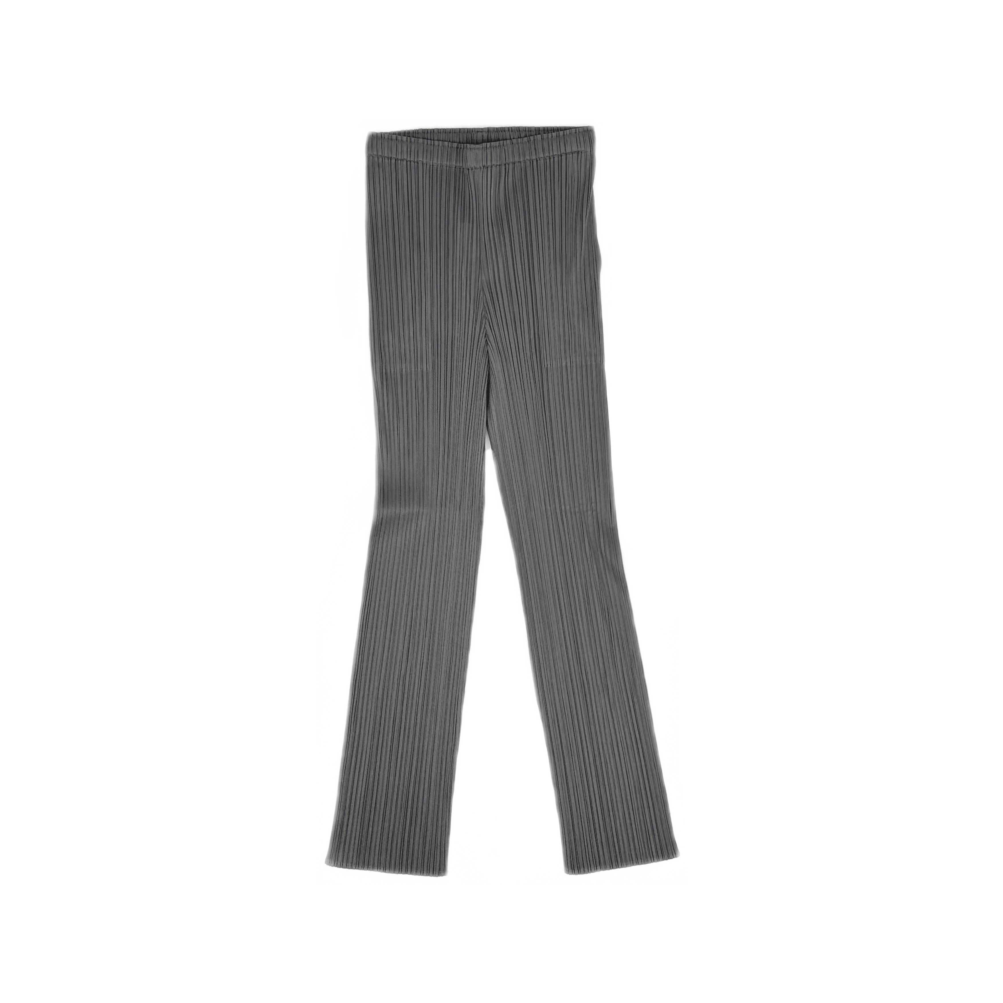 Pleats Please Issey Miyake PLEATS PLEASE ISSEY MIYAKE Gray Pleated Pants Size 2 Size 28" / US 6 / IT 42 - 1 Thumbnail
