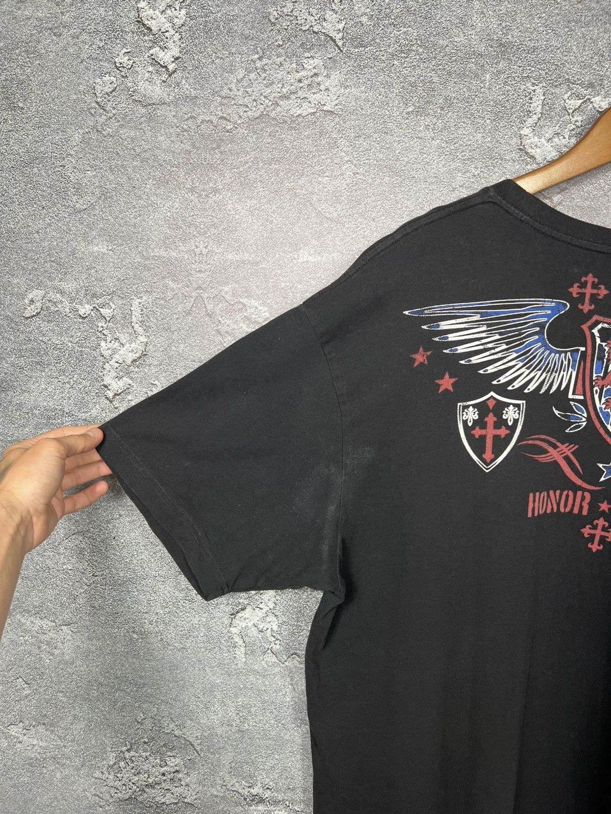 Affliction Affliction Brand 3Xl Xtreme Couture Honor Glory Y2K T-shirt Size US XXL / EU 58 / 5 - 8 Thumbnail